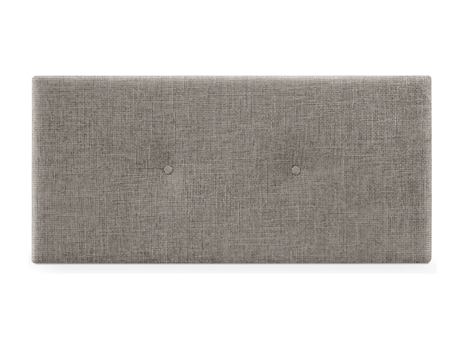 DHOME Tête de lit en laine naturelle avec Boutons 90x50cm Lits 80/90 - Gris