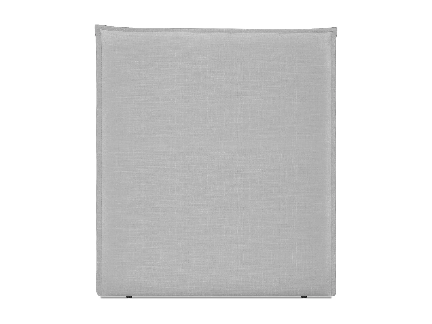 DHOME Cabeceira de  Linho Natural Liso com Acabamento Até o chão 95x120cm Camas 90 - Cinza claro