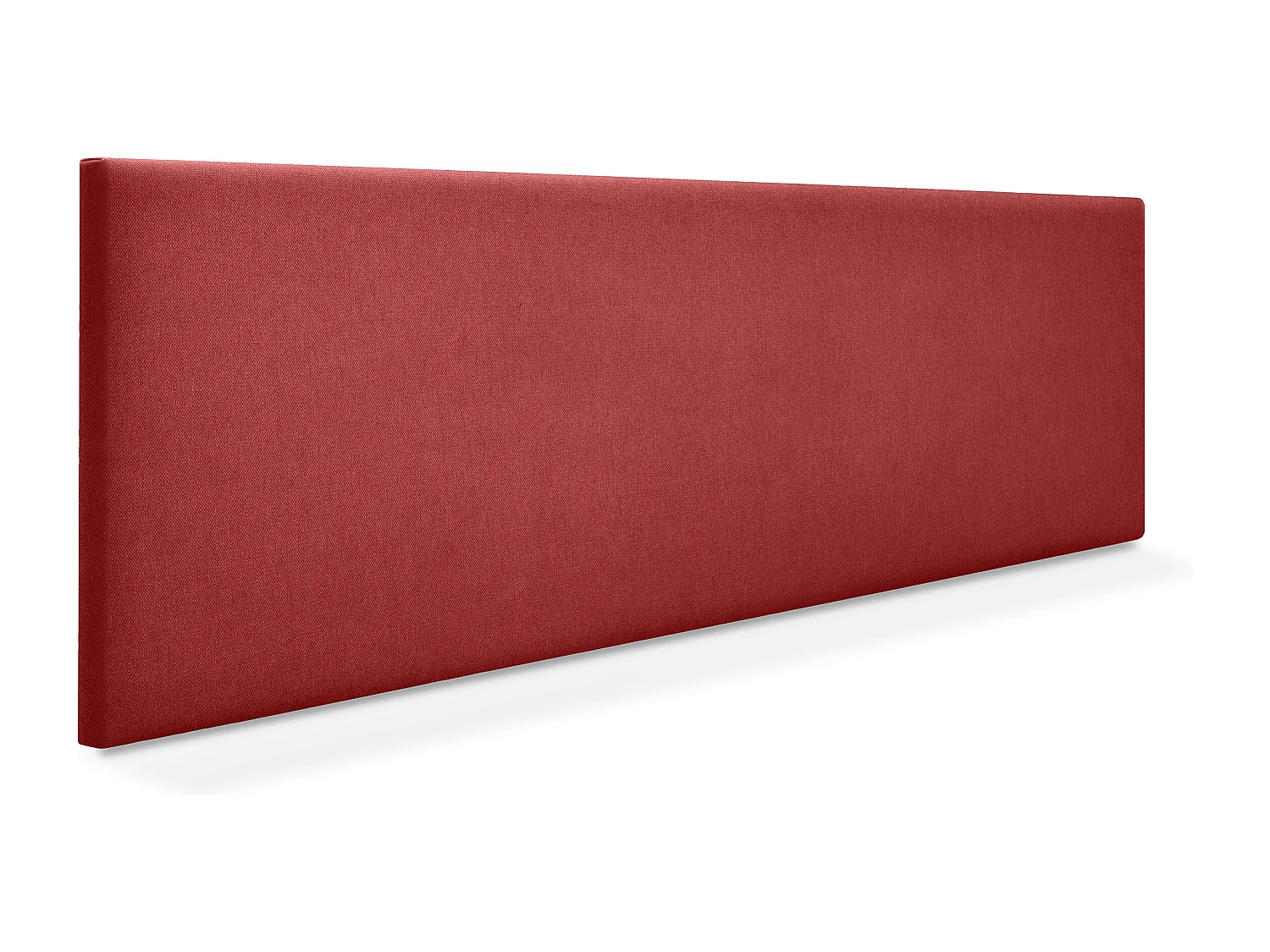 DHOME Cabeceira de  Tecido AquaLinho Liso 150x50cm Camas 150 - Vermelho