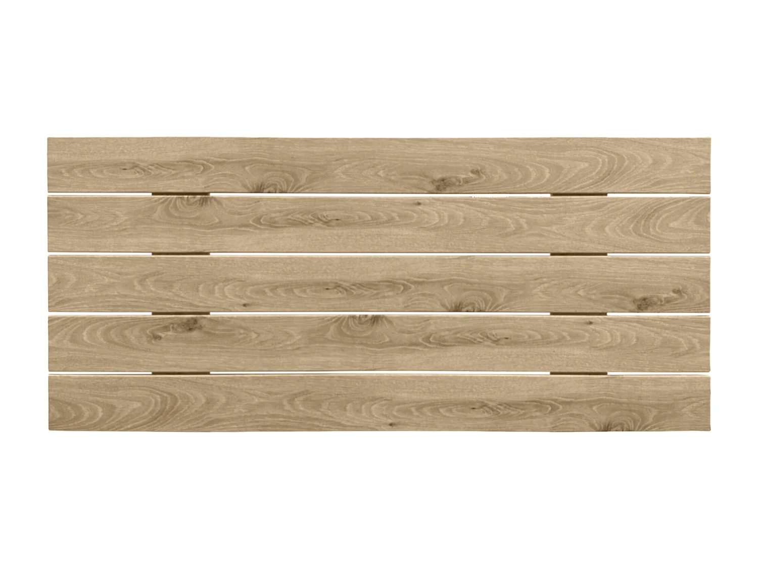 DHOME Tête de lit en bois recyclé DM Style Palette Horizontale 110x46cm Lits 105 - Bois Cambrian