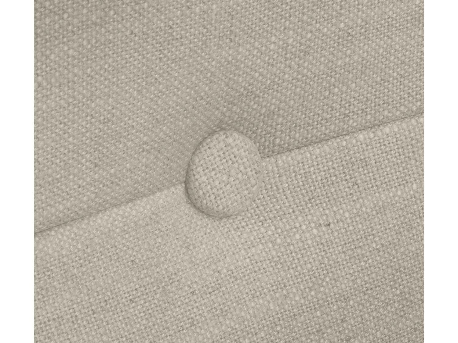 DHOME Tête de lit en lin naturel avec Boutons 160x105cm avec pieds Lits 150/160 - Beig