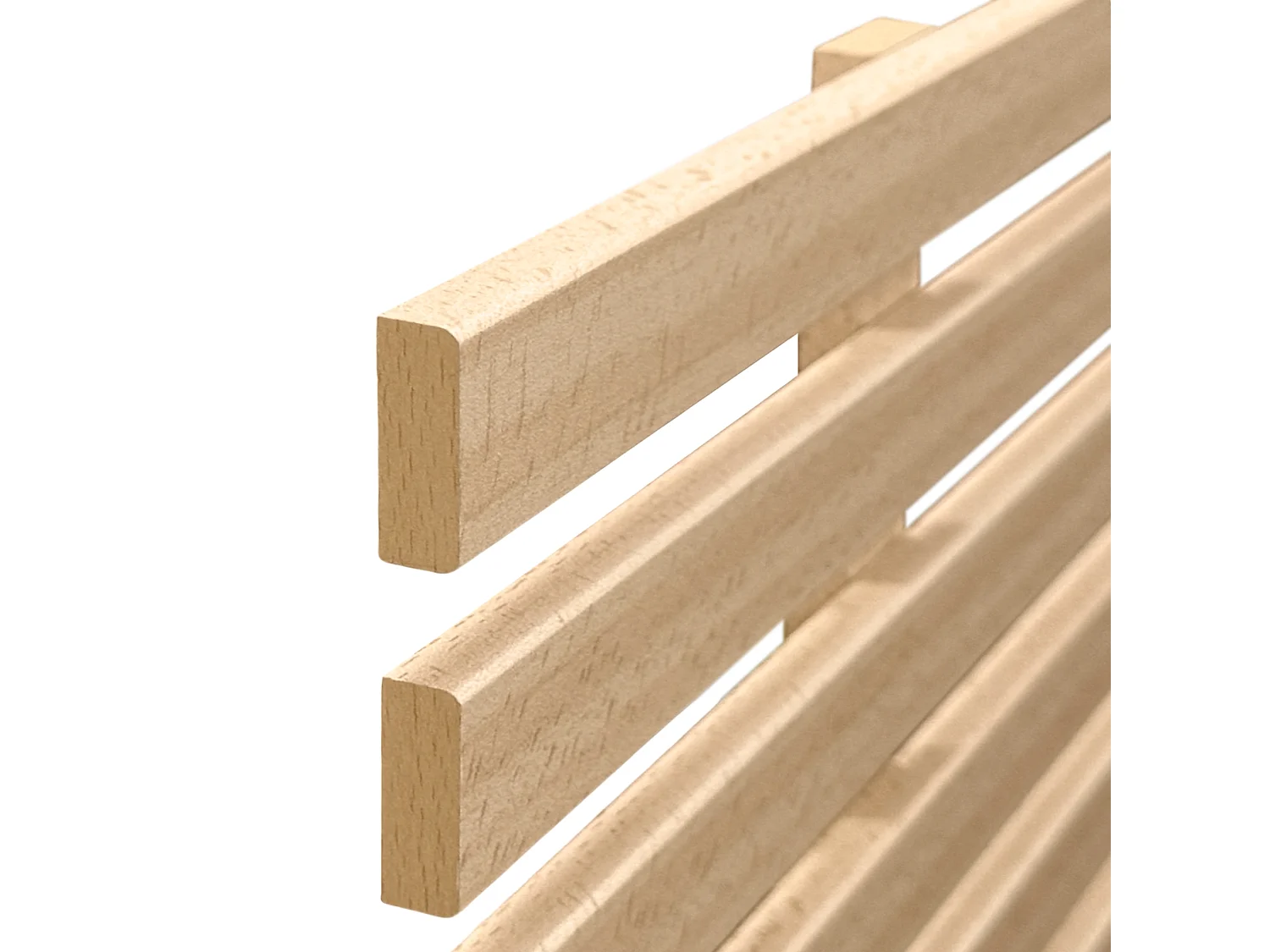 DHOME Gerecycleerd DM houten hoofdeinde Japanse stijl 135x46cm bedden 120/135 - Natuurlijk hout