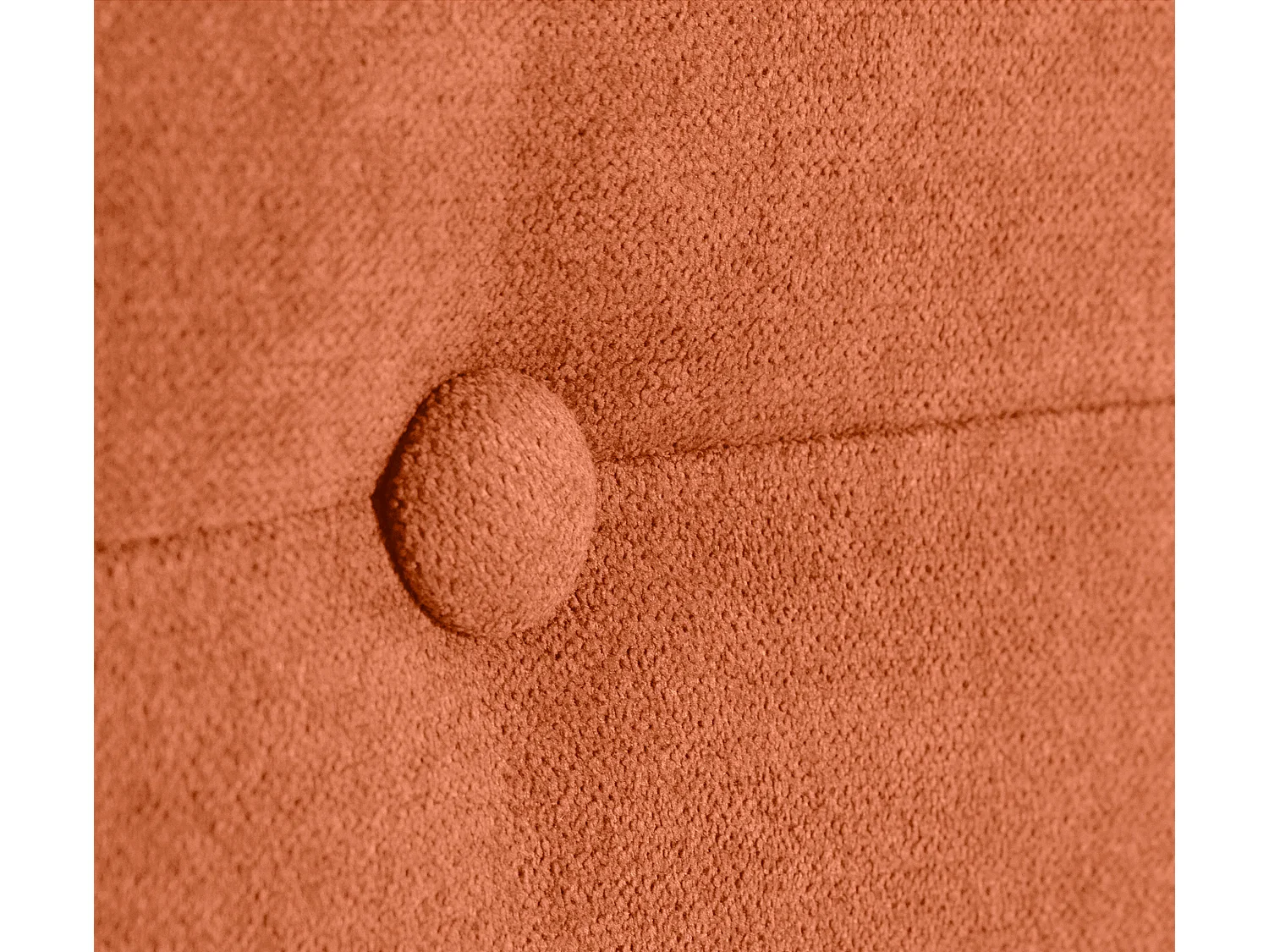 DHOME Hoofdeinde van Aqualine stof met knopen 160x105cm met bedpoten Bedden 150/160 - Oranje