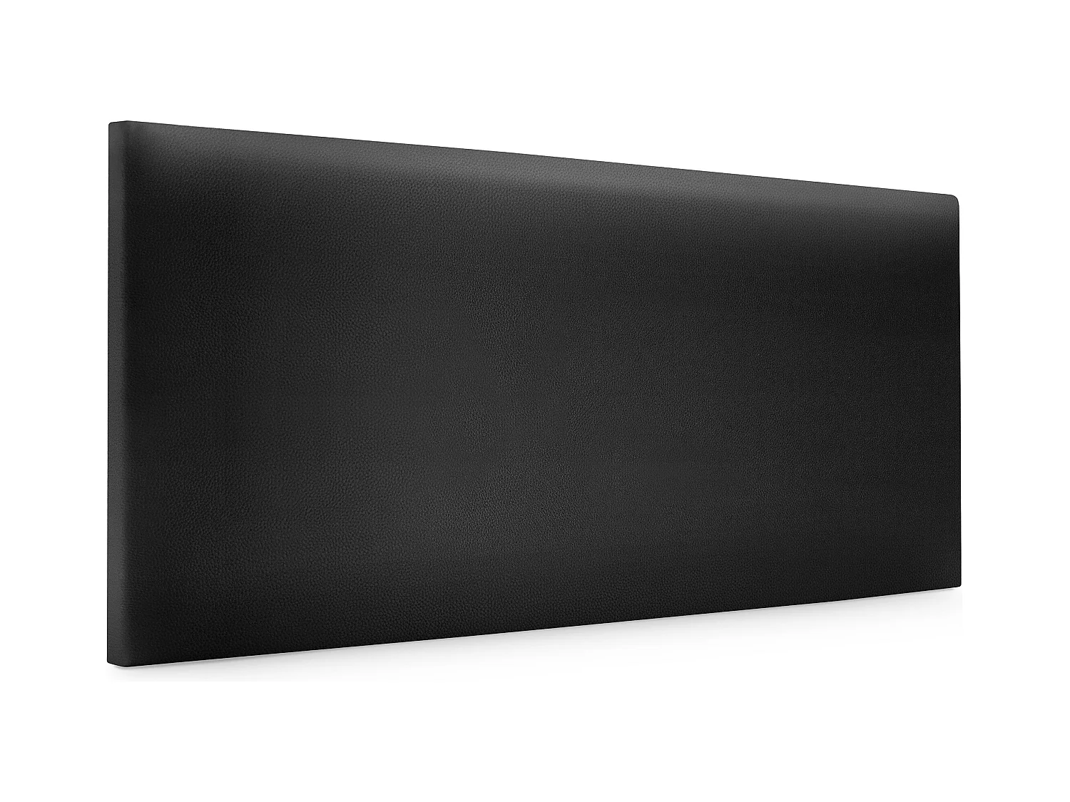 DHOME Tête de lit simili cuir lisse 105x50cm Lits 105 - Noir