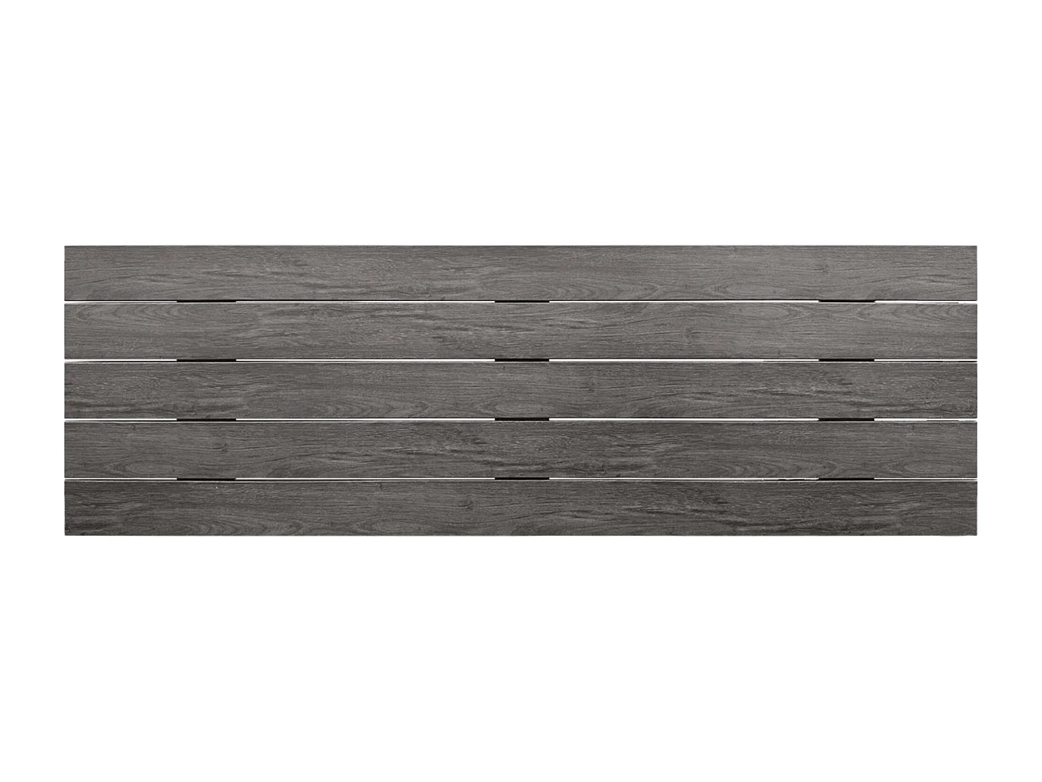 DHOME Recyceltes Holz-Kopfteil MDF Horizontal Pallet Style 150x46cm Betten 150 - Eschenholz