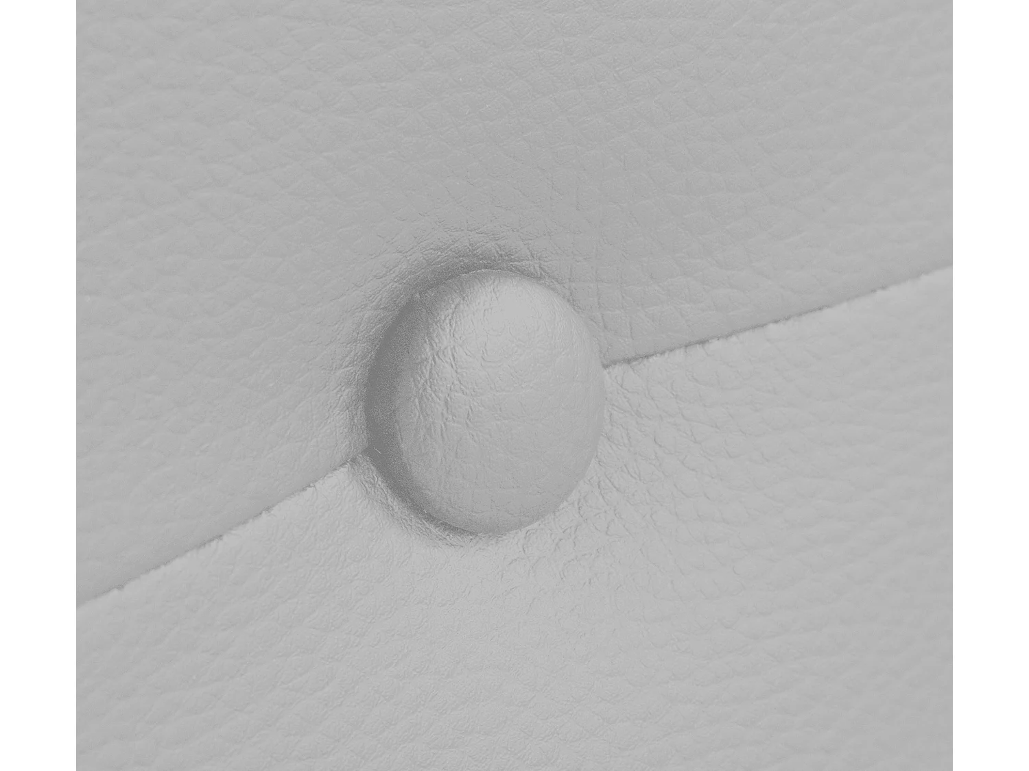 DHOME Tête de lit similicuir avec Boutons 145x50cm Lits 135/140 - Gris clair