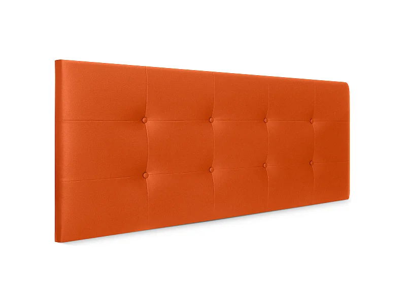 DHOME getuftetes Kopfteil aus Kunstleder, 150 x 60 cm, Betten 150 – Orange
