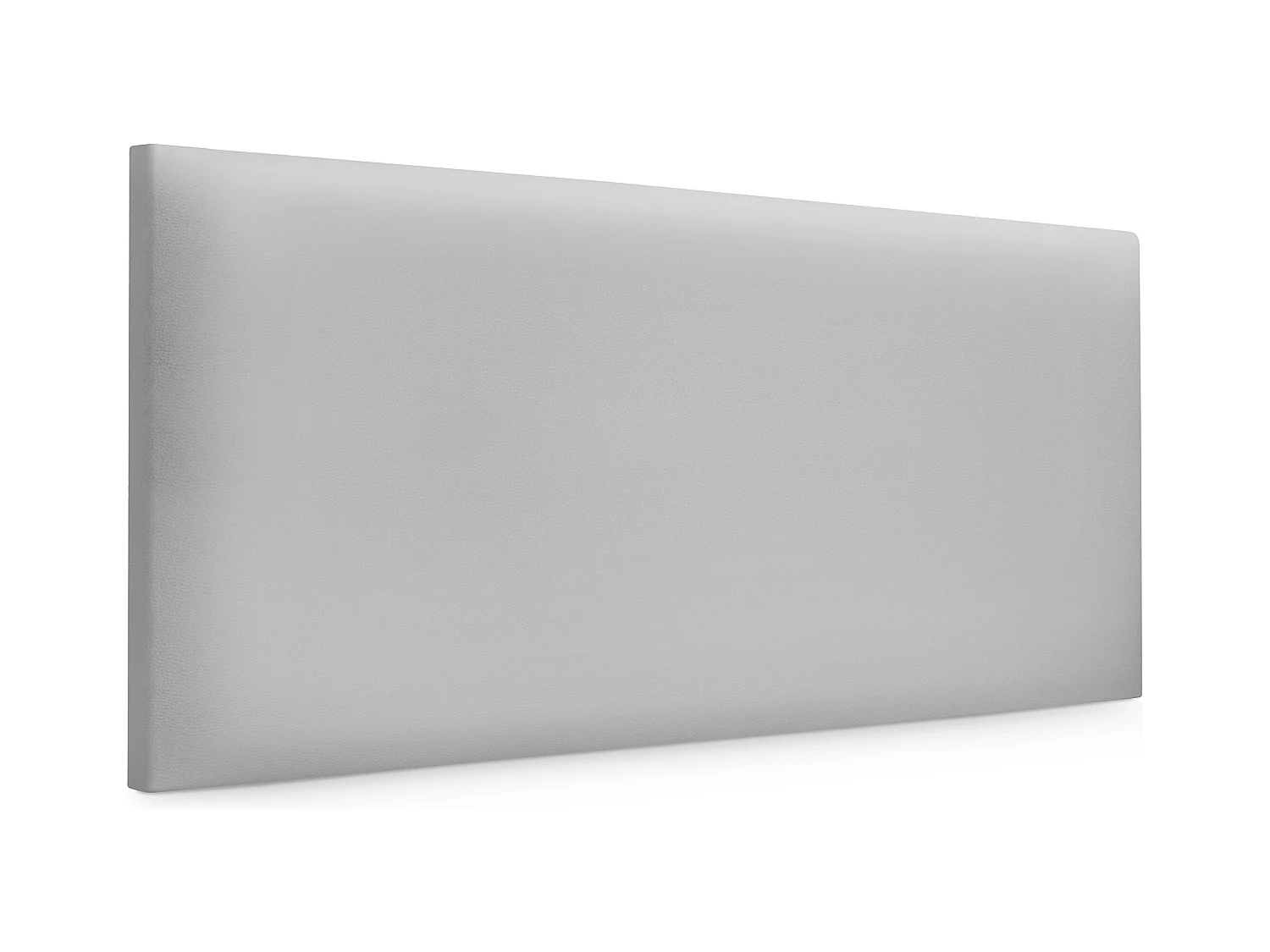 DHOME Tête de lit simili cuir lisse 110x50cm Lits 105 - Gris clair