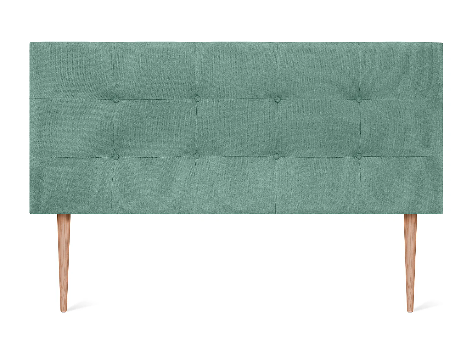 DHOME Hoofdeinde van Kunstleer Glad Tot op de Grond 105x120cm Bedden 105 - Lichtbruin