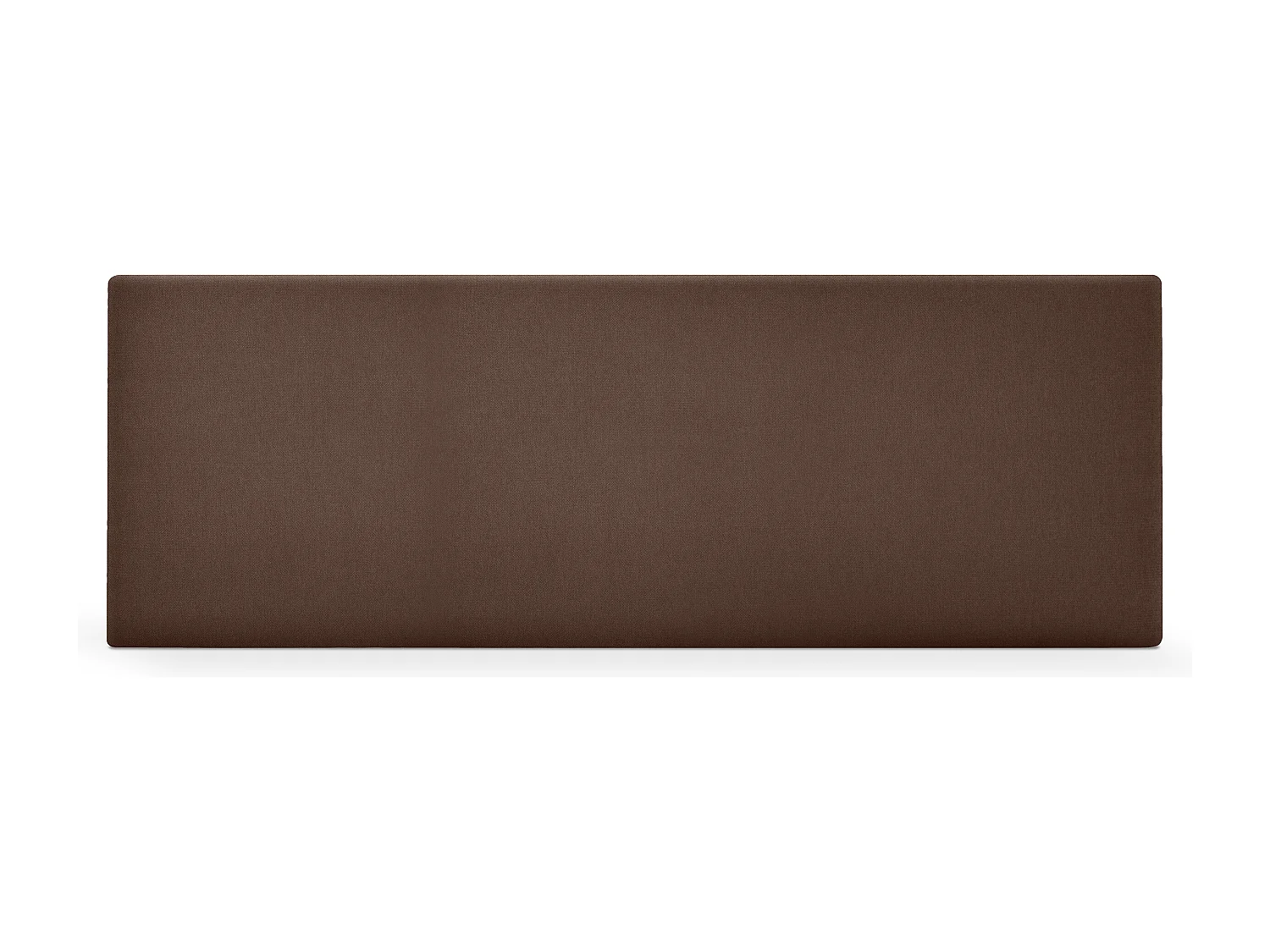 DHOME Cabeceira de  Tecido AquaLinho Liso 160x50cm Camas 150/160 - Marrom