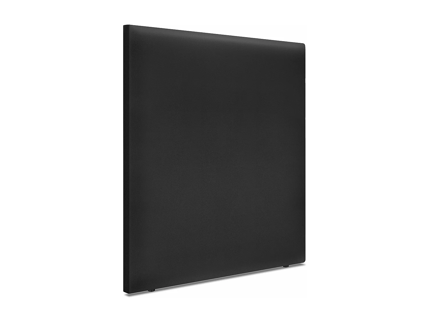 DHOME Cabeceira de  Couro sintético Liso Até o chão 95x120cm Camas 90 - Preto