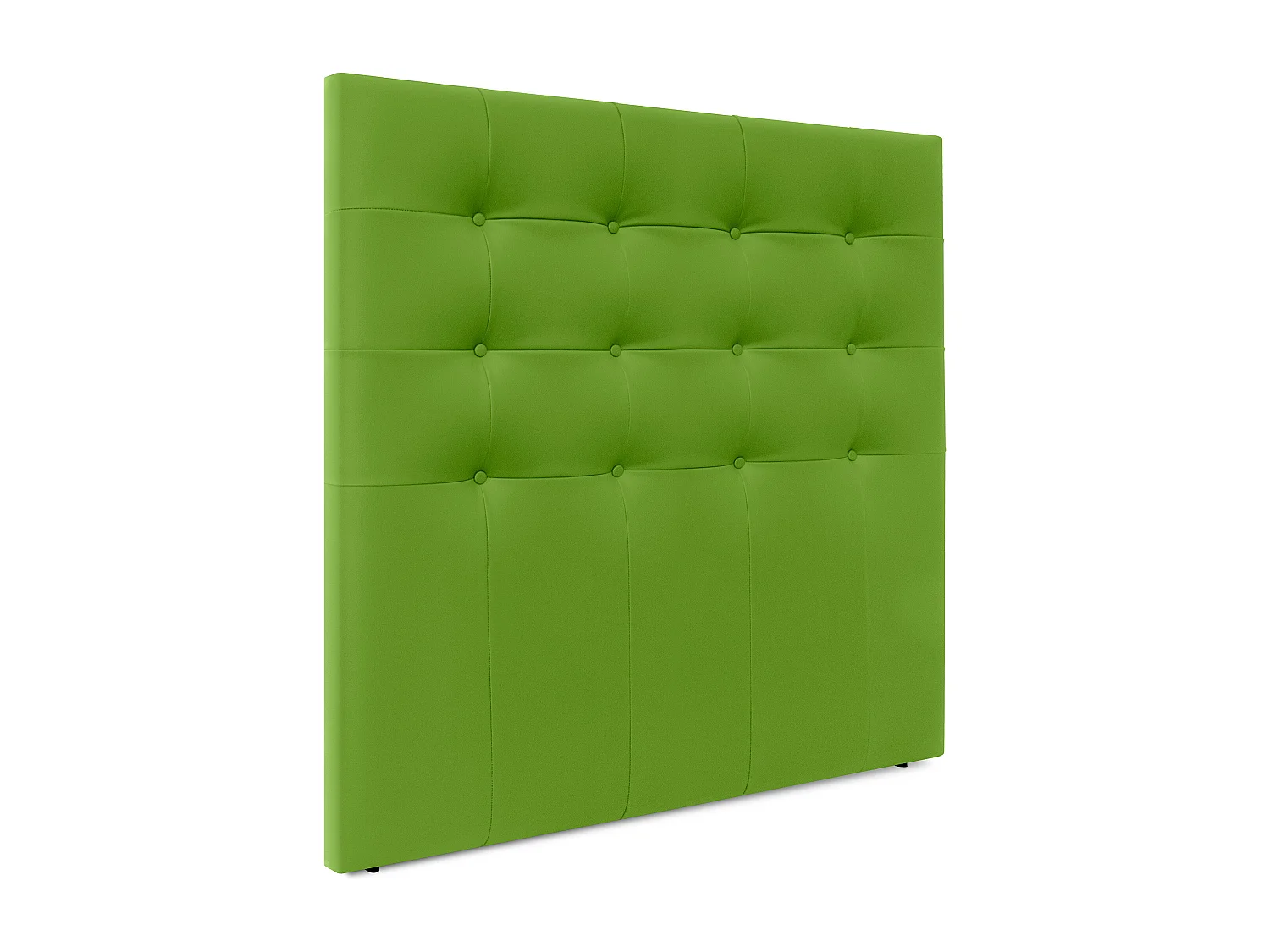 DHOME Cabeceira de  Couro sintético Capitoné Até o chão 160x120cm Camas 150/160 - Verde