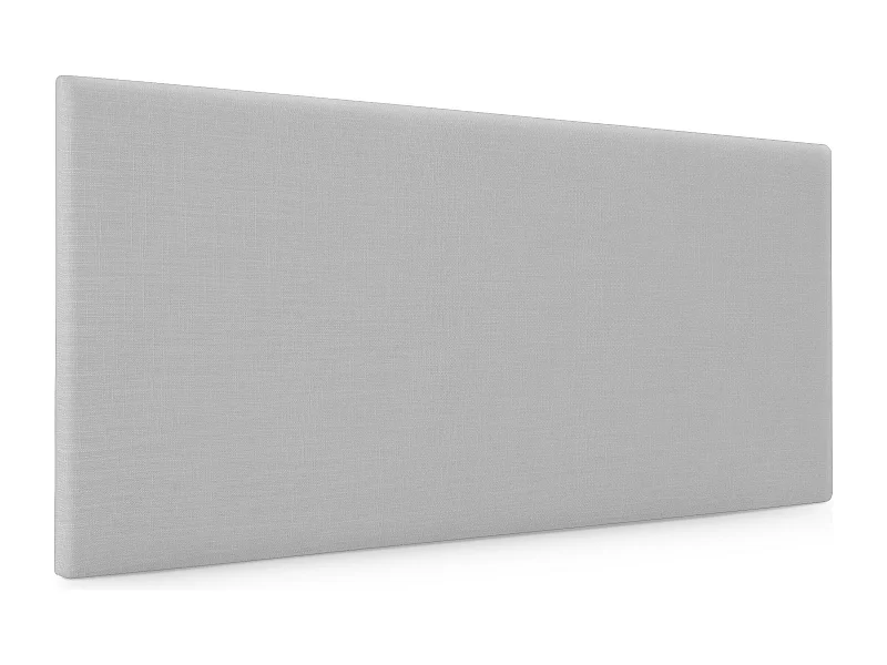 DHOME Tête de lit en lin naturel lisse 105x50cm Lits 105 - Gris clair
