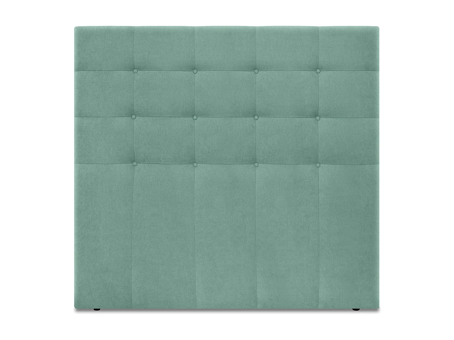 DHOME Cabeceira de  Tecido AquaLinho Capitoné Até o chão 145x120cm Camas 135/140 - Verde água