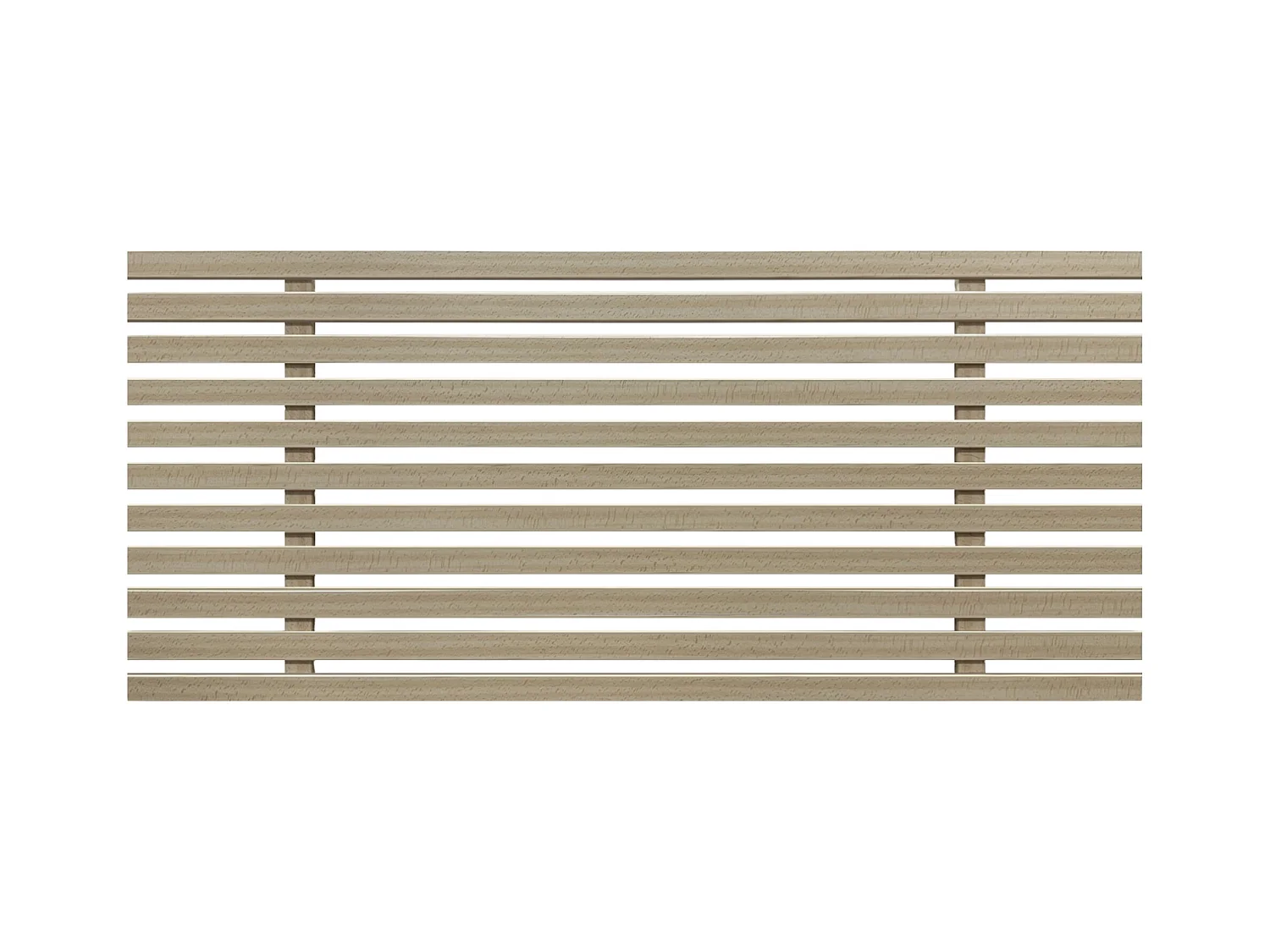 DHOME Tête de lit en bois recyclé DM Style Japonais 110x46cm Lits 105 - Bois Naturel