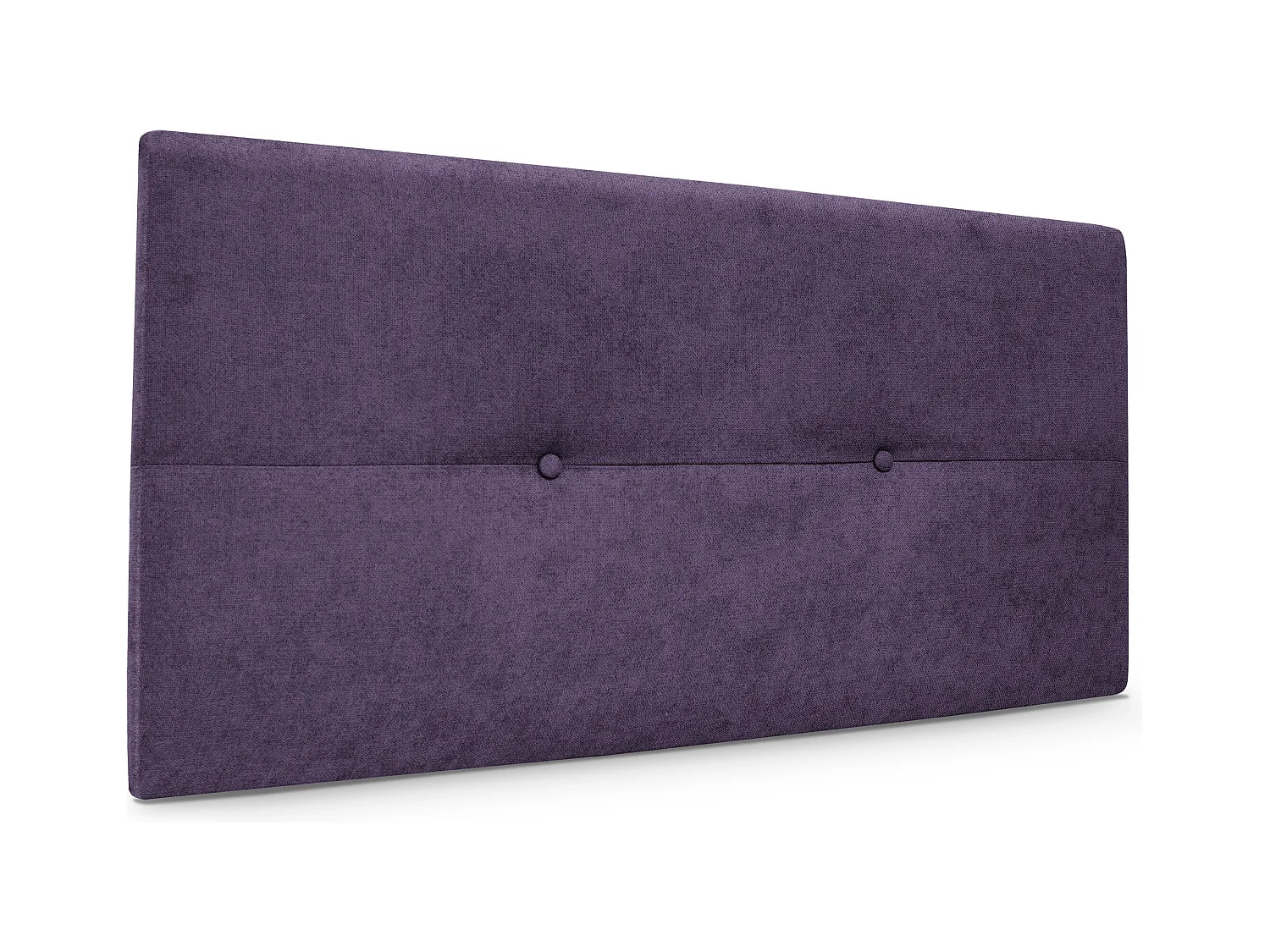 DHOME Tête de lit en tissu Aqualine avec Boutons 110x50cm Lits 105 - Lila