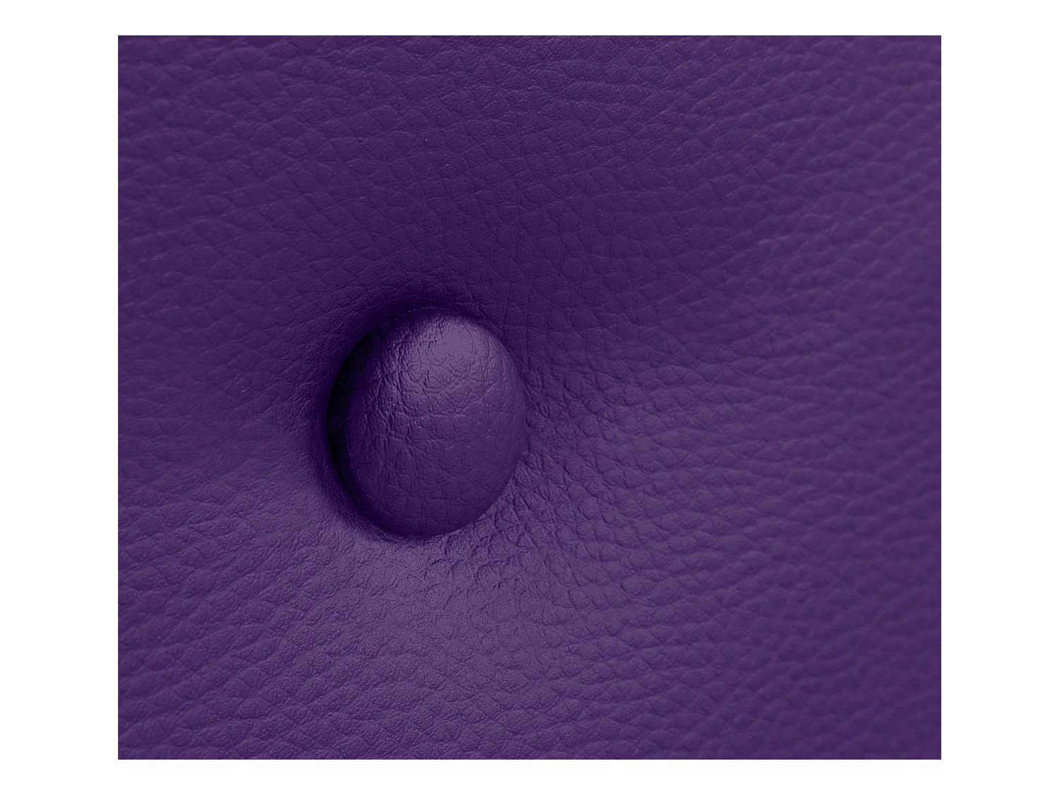 DHOME Glad kunstleer hoofdeinde met knopen 90x50cm voor 80/90 bedden - Lila