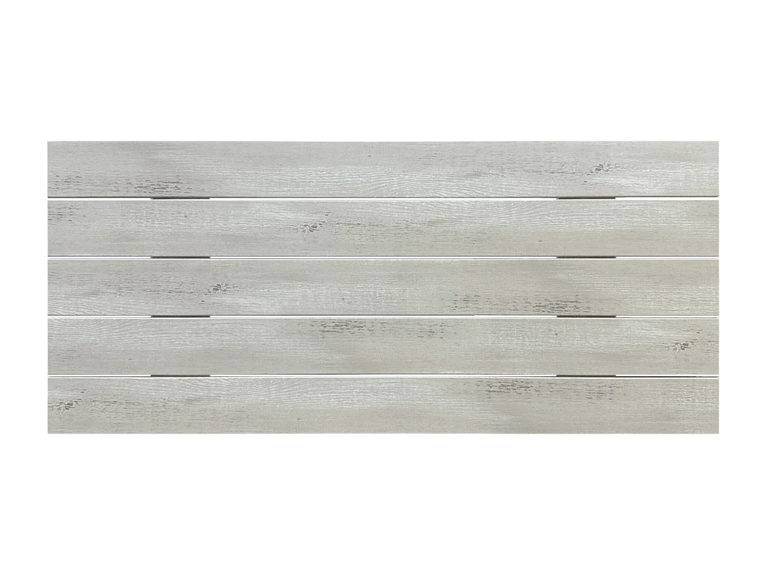 DHOME Tête de lit en bois recyclé DM Style Palette Horizontale 105x46cm Lits 105 - Bois Blanc