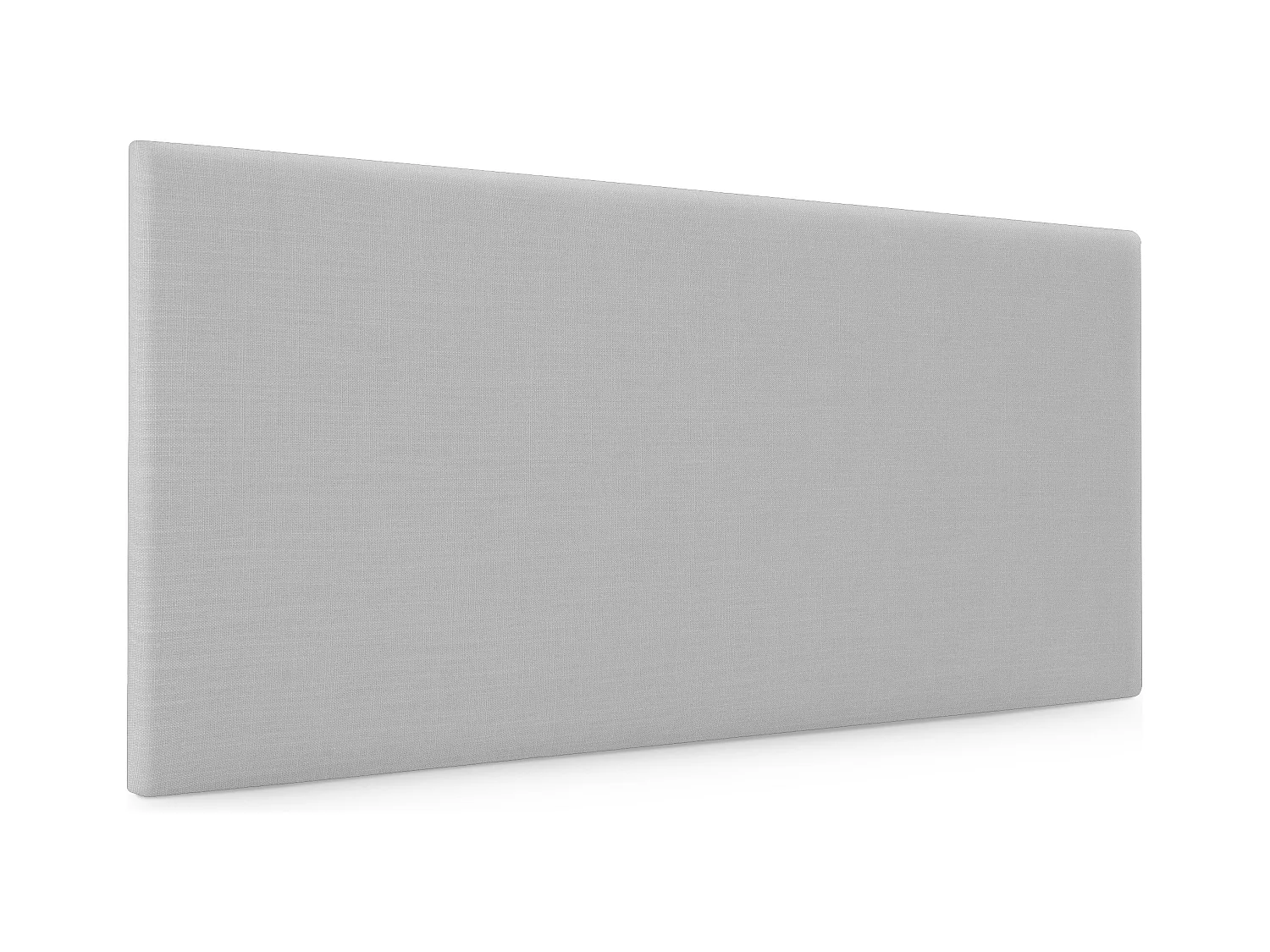 DHOME Tête de lit en lin naturel lisse 90x50cm Lits 80/90 - Gris clair