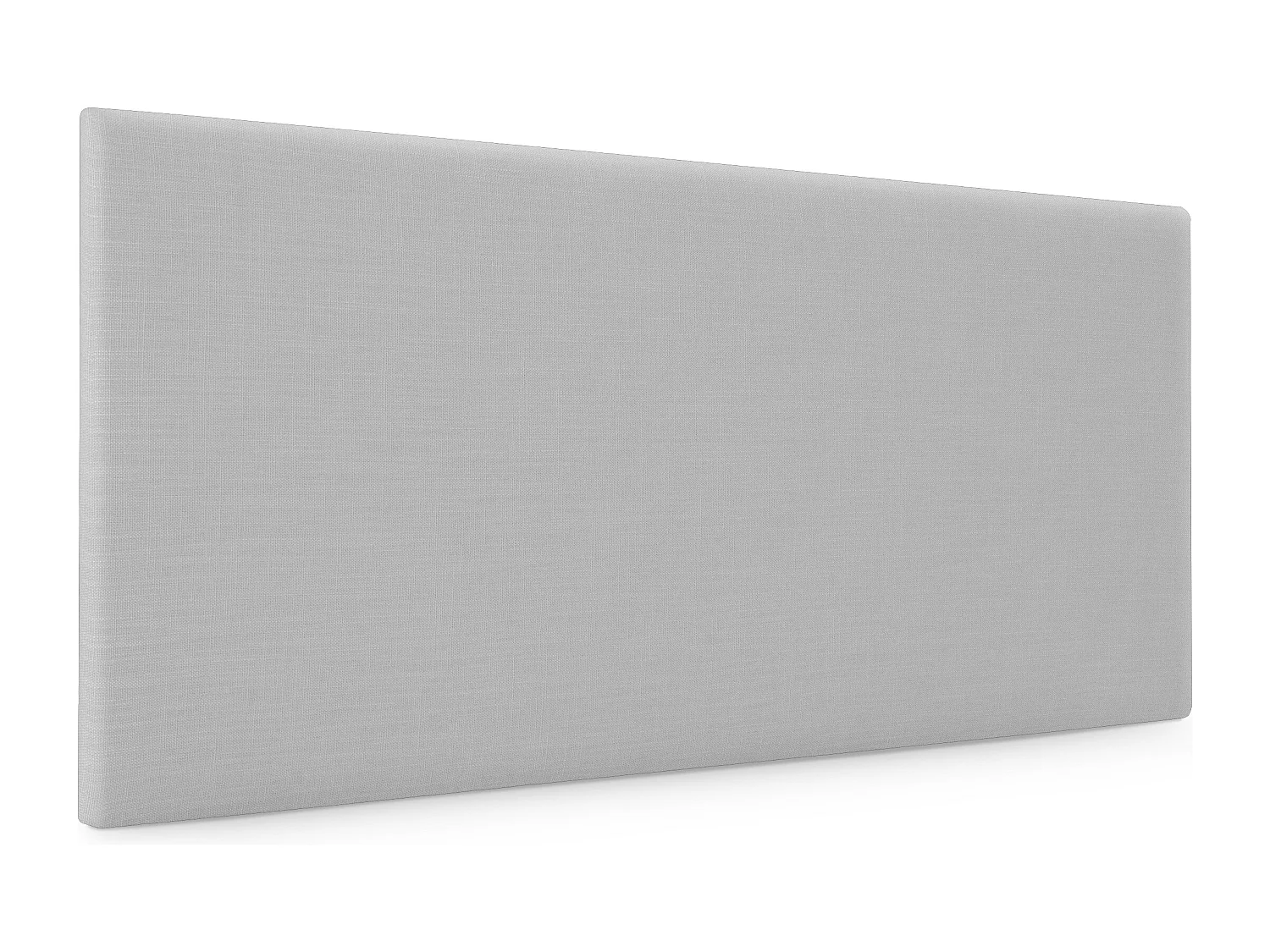 DHOME Tête de lit en lin naturel lisse 90x50cm Lits 80/90 - Gris clair