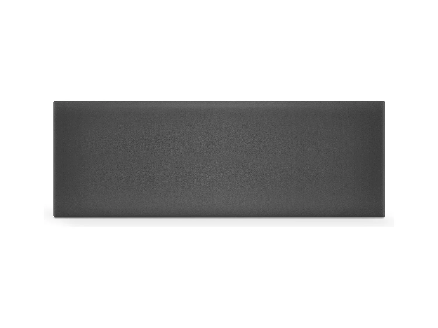 DHOME Tête de lit simili cuir lisse 135x50cm Lits 120/135 - Gris