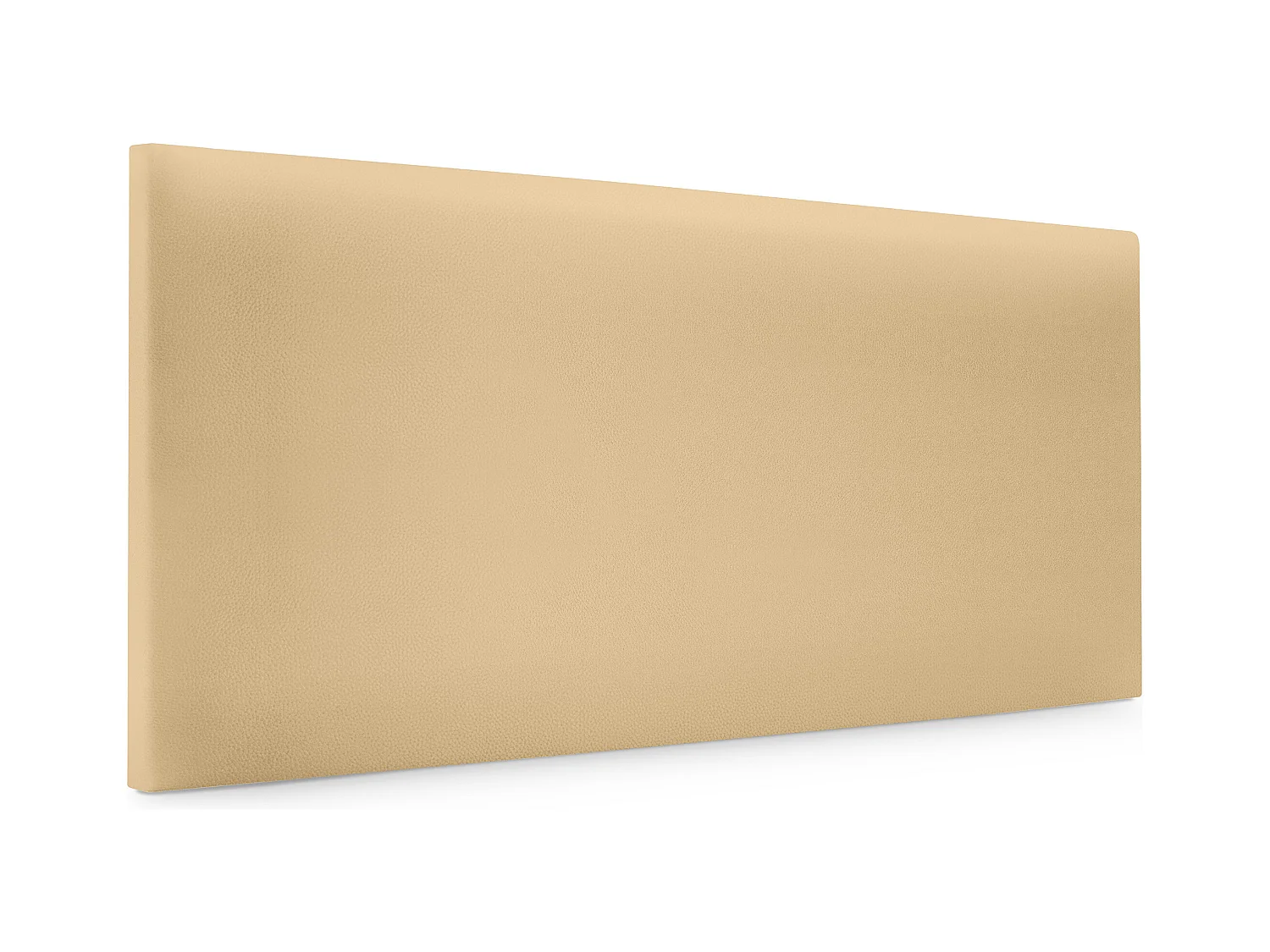 DHOME Tête de lit simili cuir lisse 105x50cm Lits 105 - Vanille