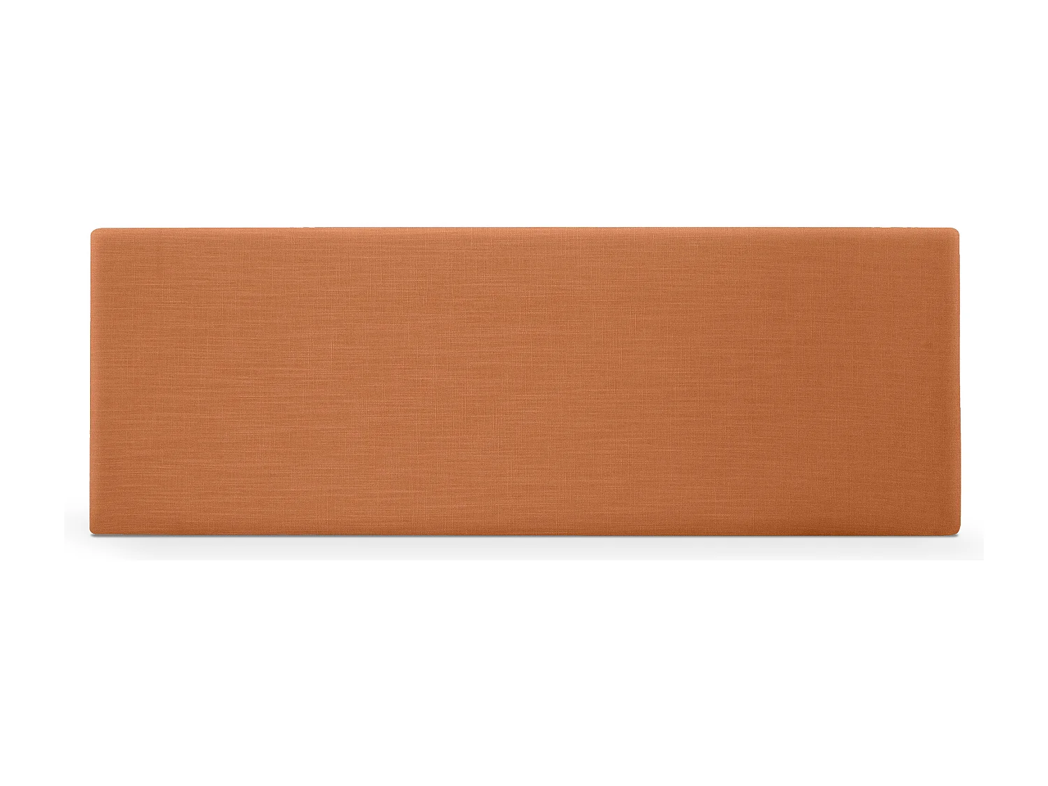 DHOME Tête de lit en lin naturel lisse 160x50cm Lits 150/160 - Orange