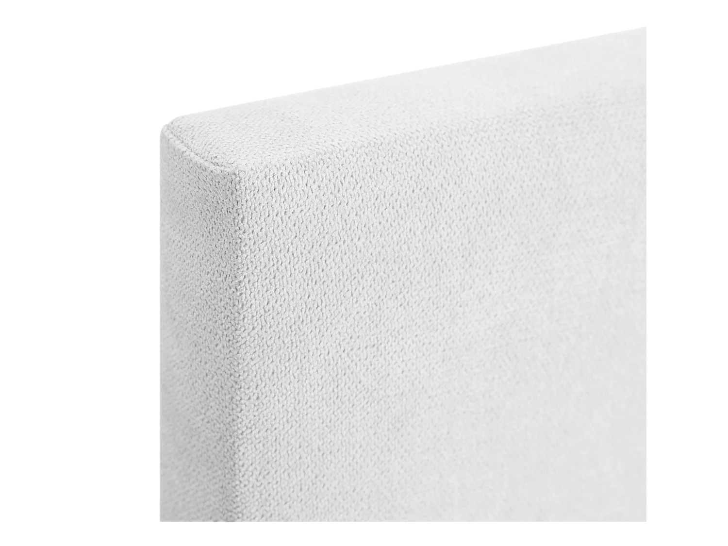 DHOME Hoofdeinde van Aqualine stof met knopen 160x50cm Bedden 150/160 - Wit