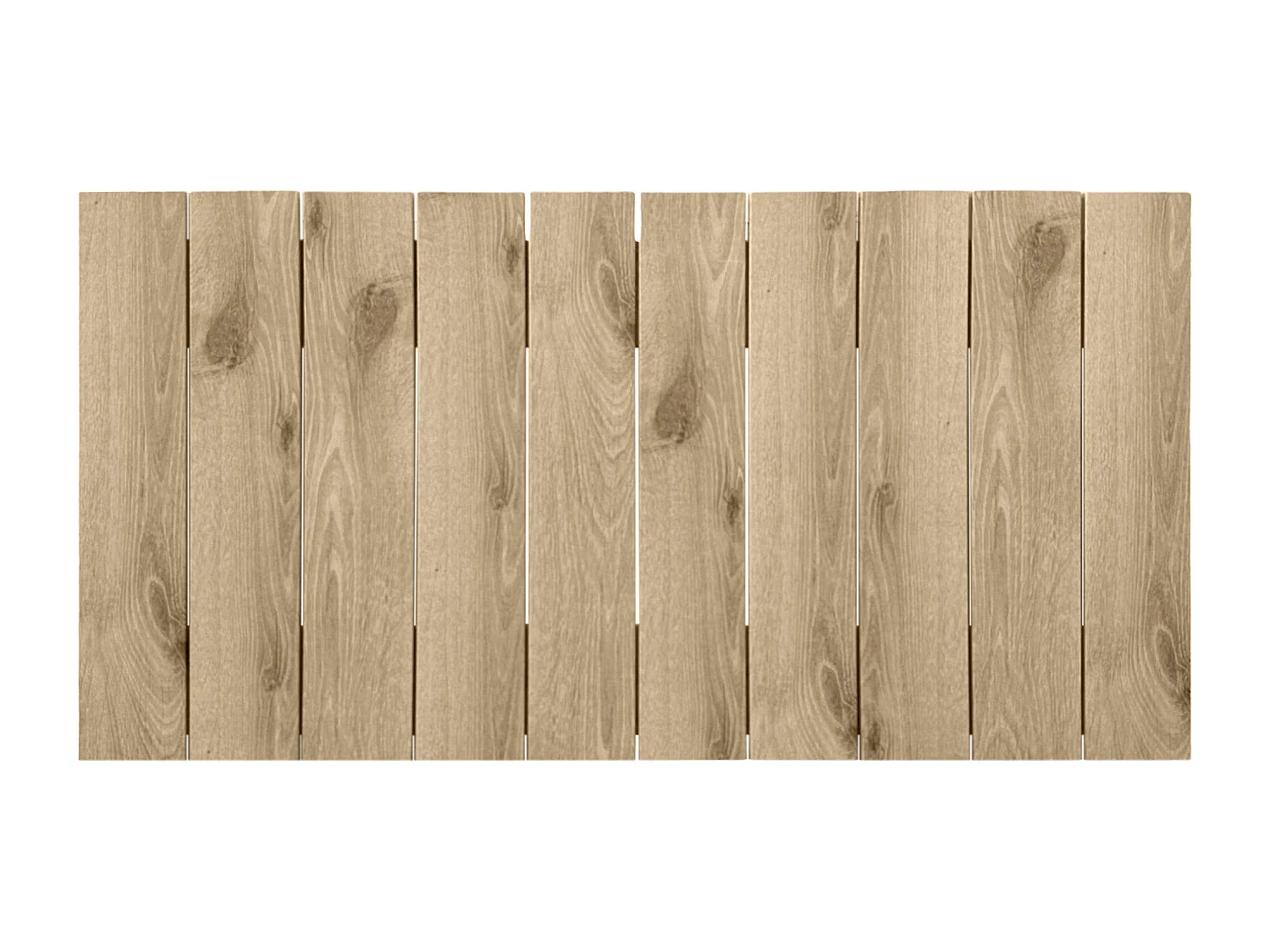 DHOME Testata in Legno riciclato MDF Stile Pallet Verticale 90x46 Letti 80/90 - Legno Cambriano
