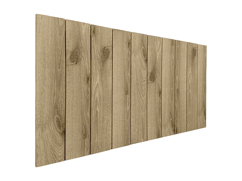 DHOME Tête de lit en bois recyclé MDF Vertical Pallet Style 90x46 Lits 80/90 - Bois Cambrien