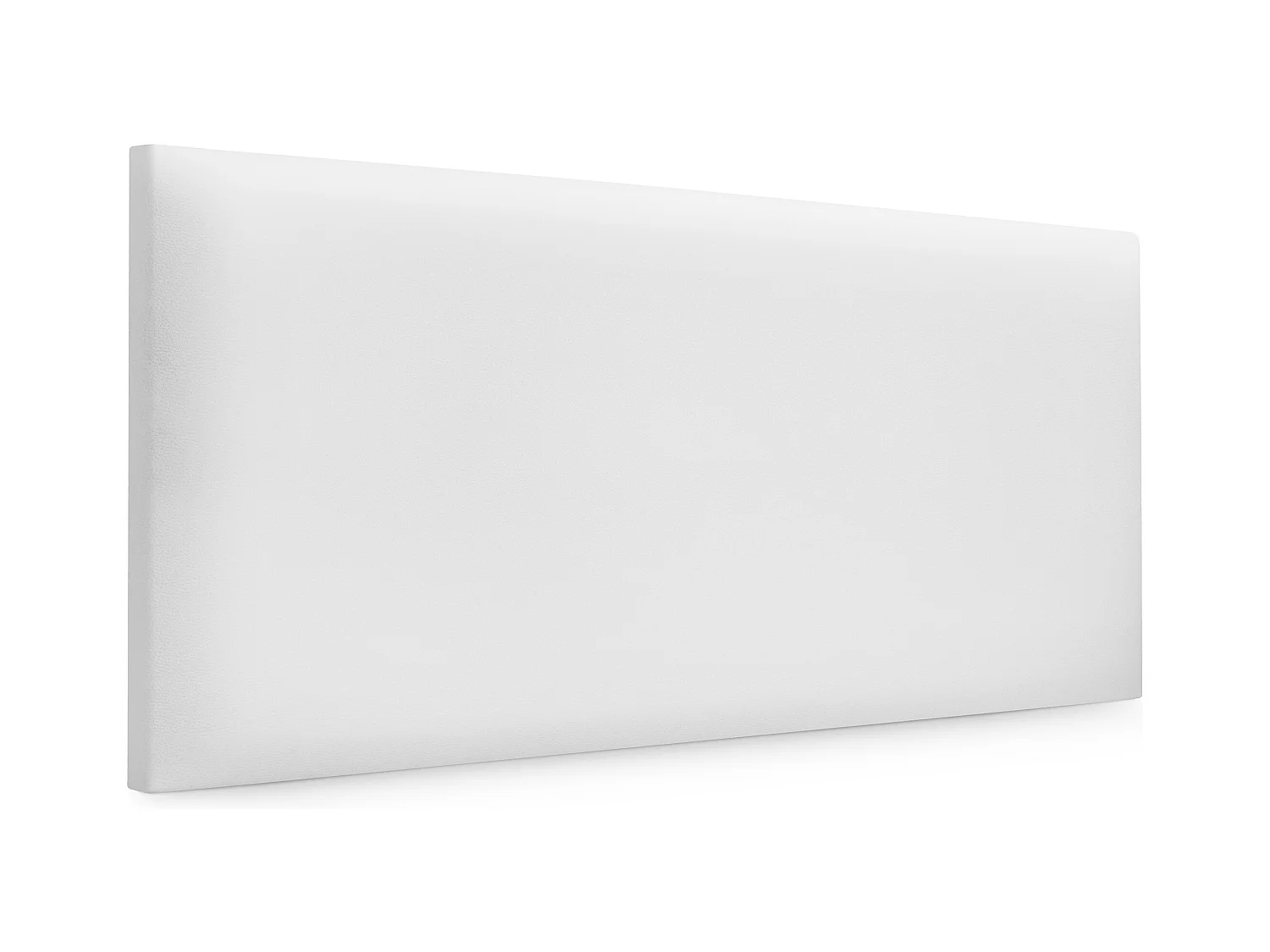 DHOME Tête de lit simili cuir lisse 90x50cm Lits 80/90 - Blanc
