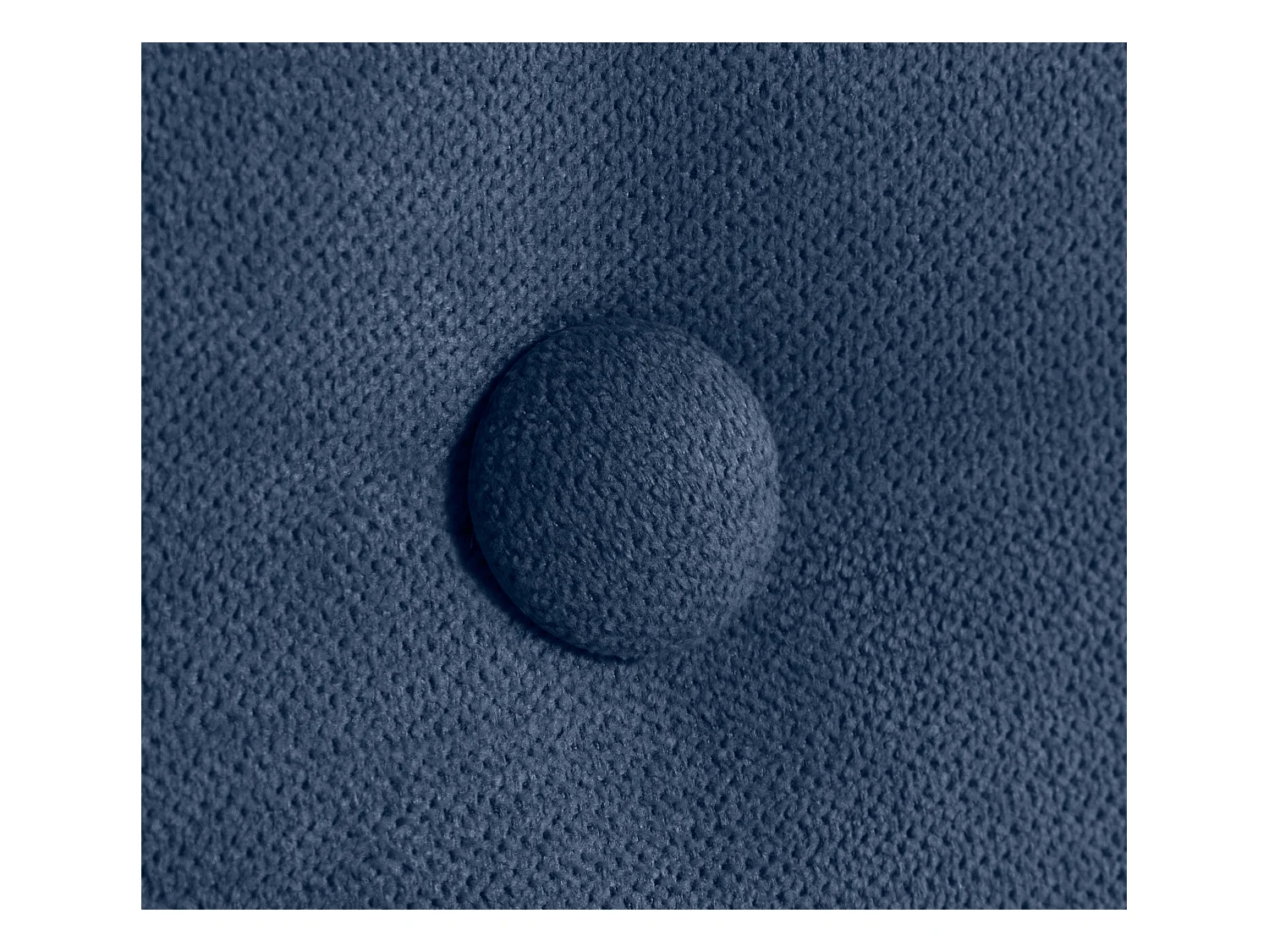 DHOME Tête de lit en tissu Aqualine avec 2 rangées de boutons 145x50cm Lits 135/140 - Bleu