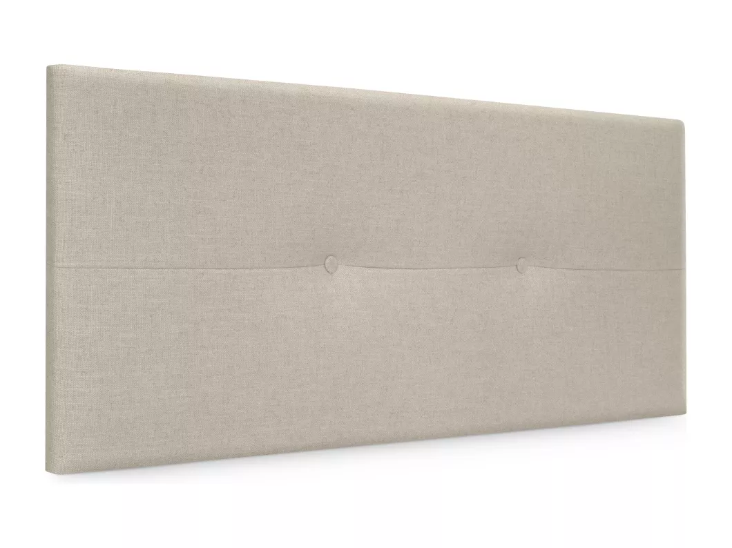 Kauf Unique DHOME Kopfteil aus Naturleinen mit Knöpfen 105x50cm Betten 105 - Beige