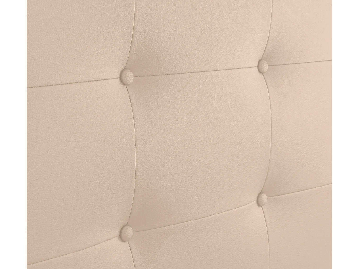 DHOME Tête de lit en Similicuir Capitonné 160x60cm Lits 150/160 - Beige