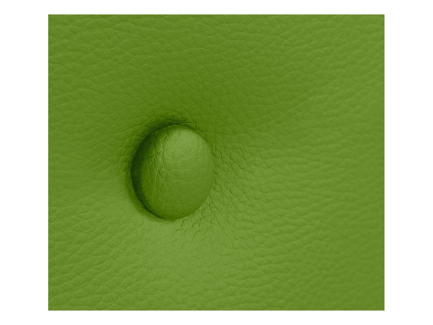 DHOME Tête de lit similicuir avec 2 rangées de boutons 90x105cm avec pieds Lits 80/90 - Vert