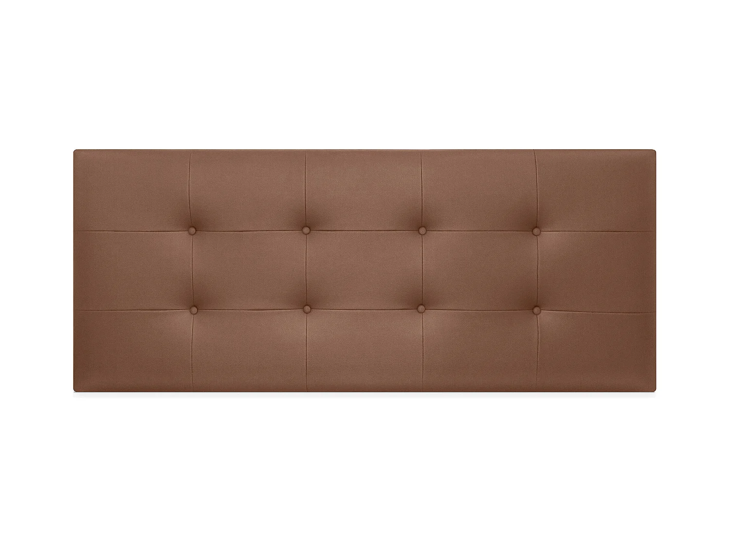 DHOME Tête de Lit en Similicuir Capitonnée 150x60cm Lit 150 - Argile