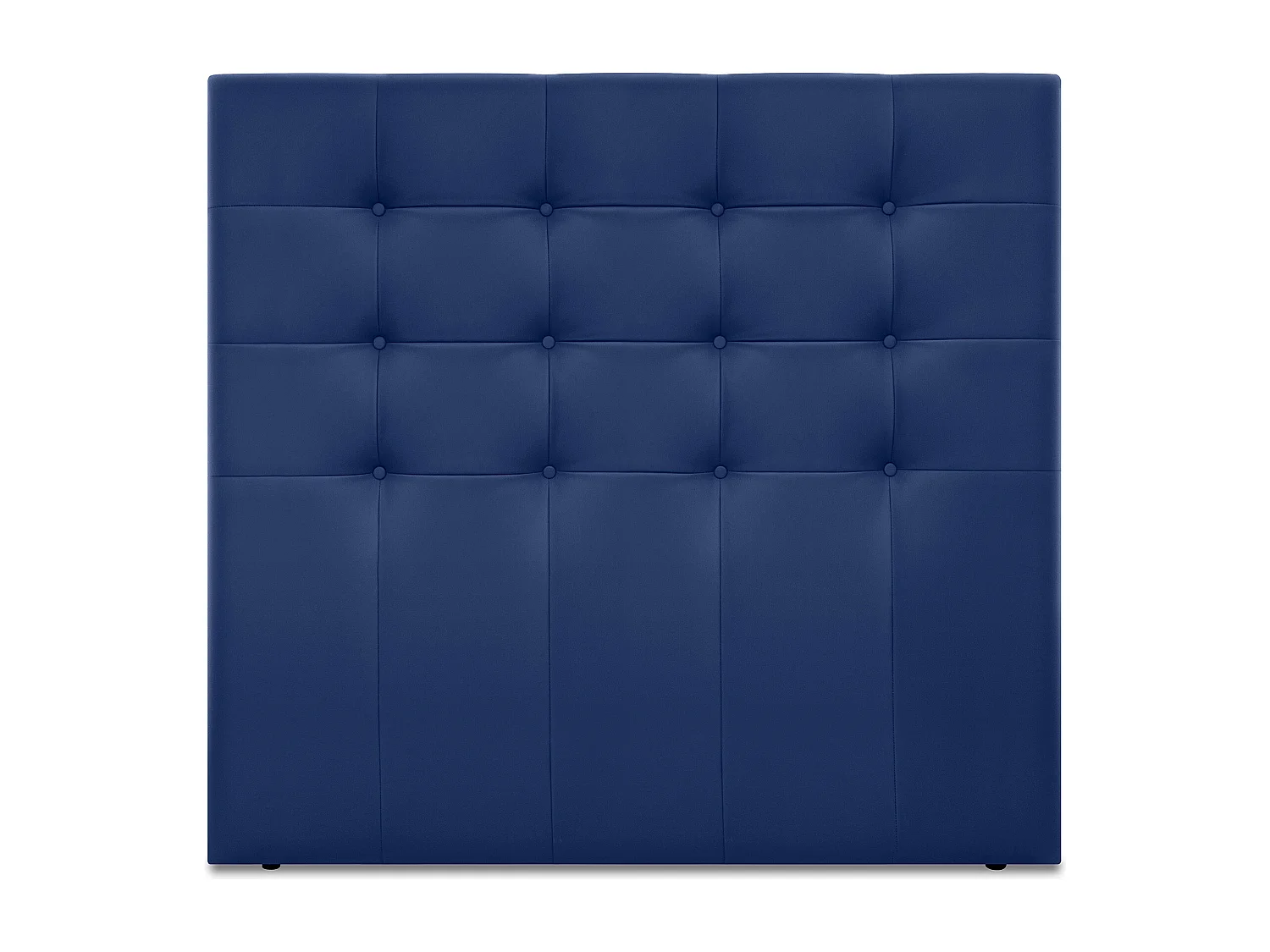 DHOME Cabeceira de  Couro sintético Capitoné Até o chão 160x120cm Camas 150/160 - Azul