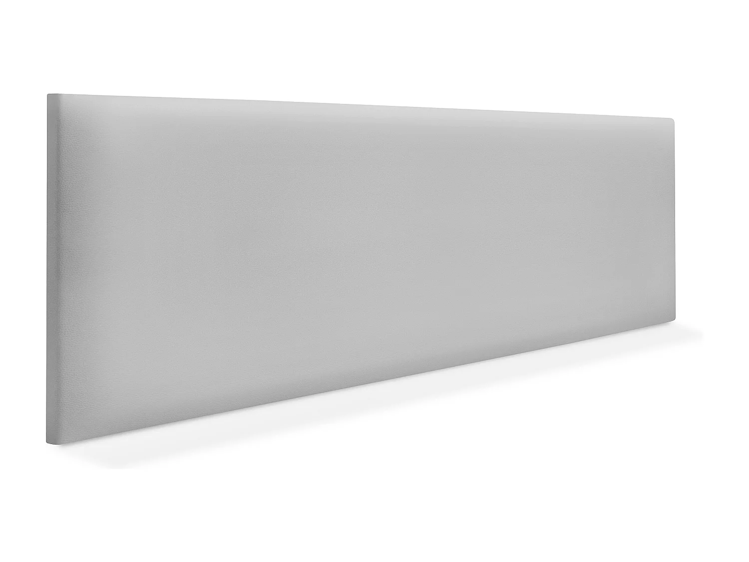 DHOME Cabeceira de  Couro sintético Liso 135x50cm Camas 120/135 - Cinza claro