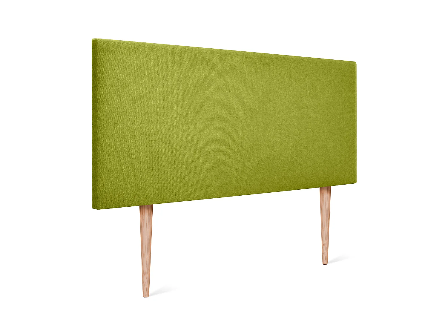 DHOME Stoff-Kopfteil Aqualine Glatt 90x105cm Mit Beinen Betten 80/90 - Pistazie