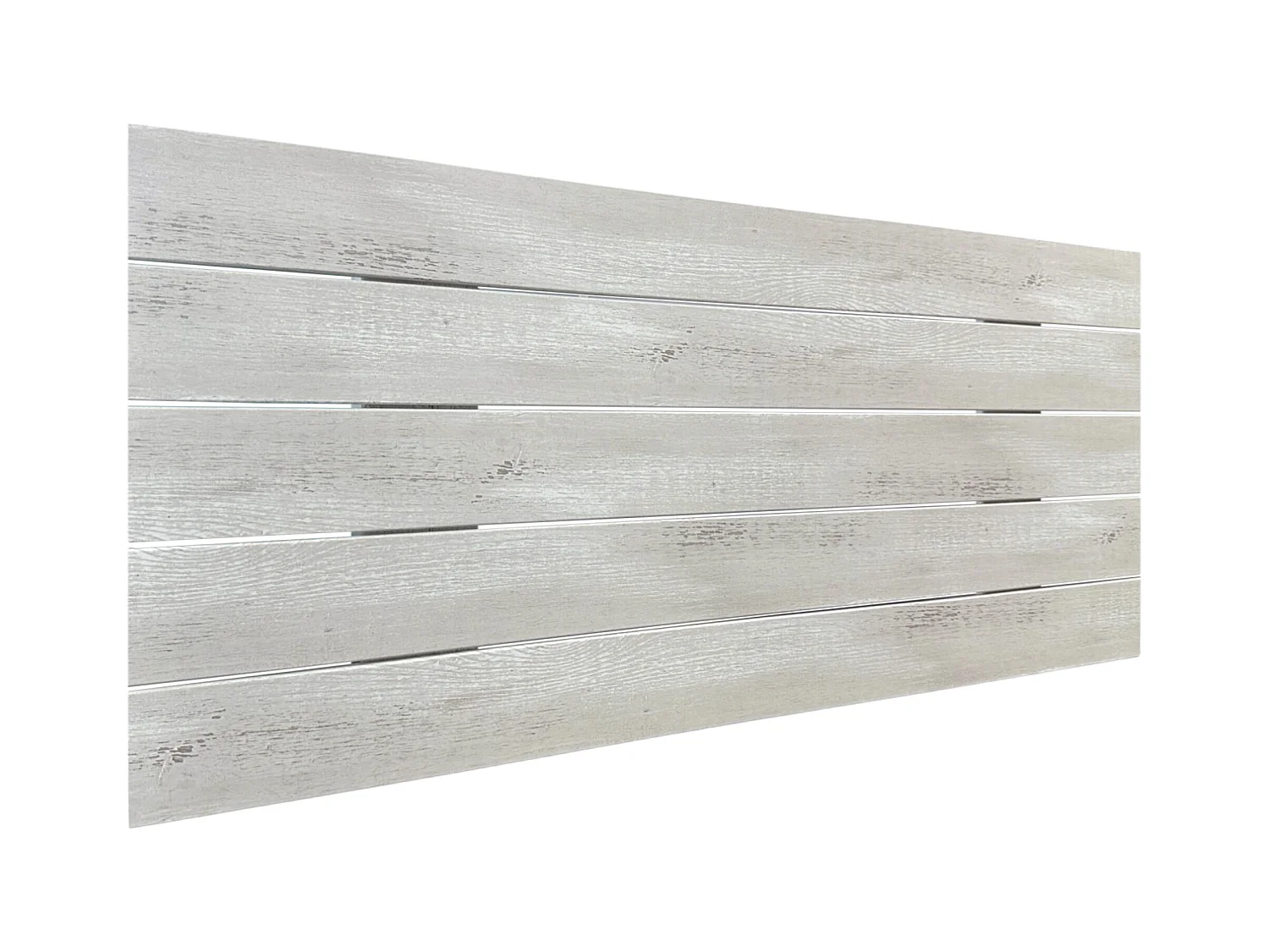 DHOME Tête de lit en bois recyclé DM Style Palette Horizontale 105x46cm Lits 105 - Arctique