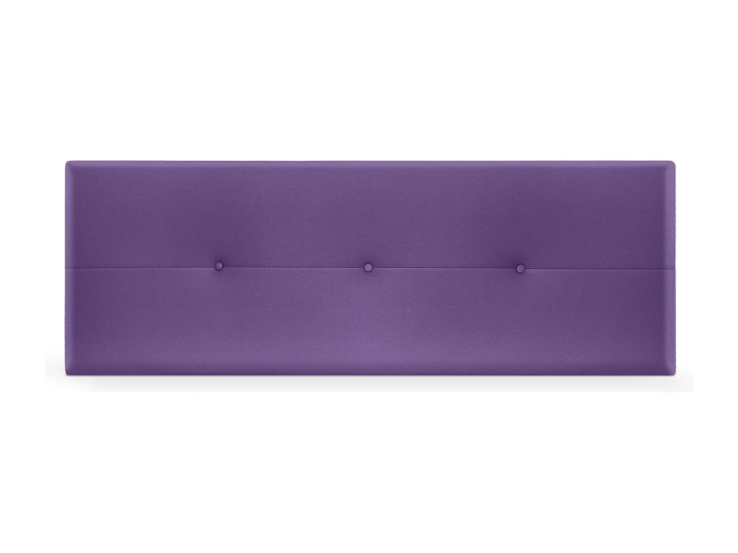 DHOME Cabeceira de  Couro sintético com Botões 135x50cm Camas 120/135 - Lilás