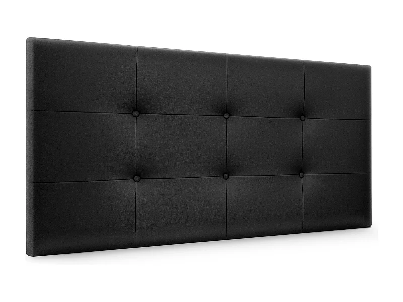 DHOME Cabecero de Polipiel Capitoné 110x60cm Camas 105 - Negro