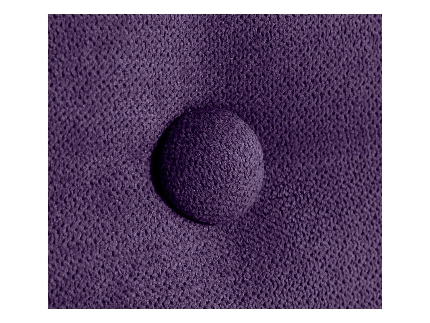 DHOME Testiera in de Tessuto Aqualine Liscio con bottoni 110x105cm Con le gambe Letti 105 - Lilla