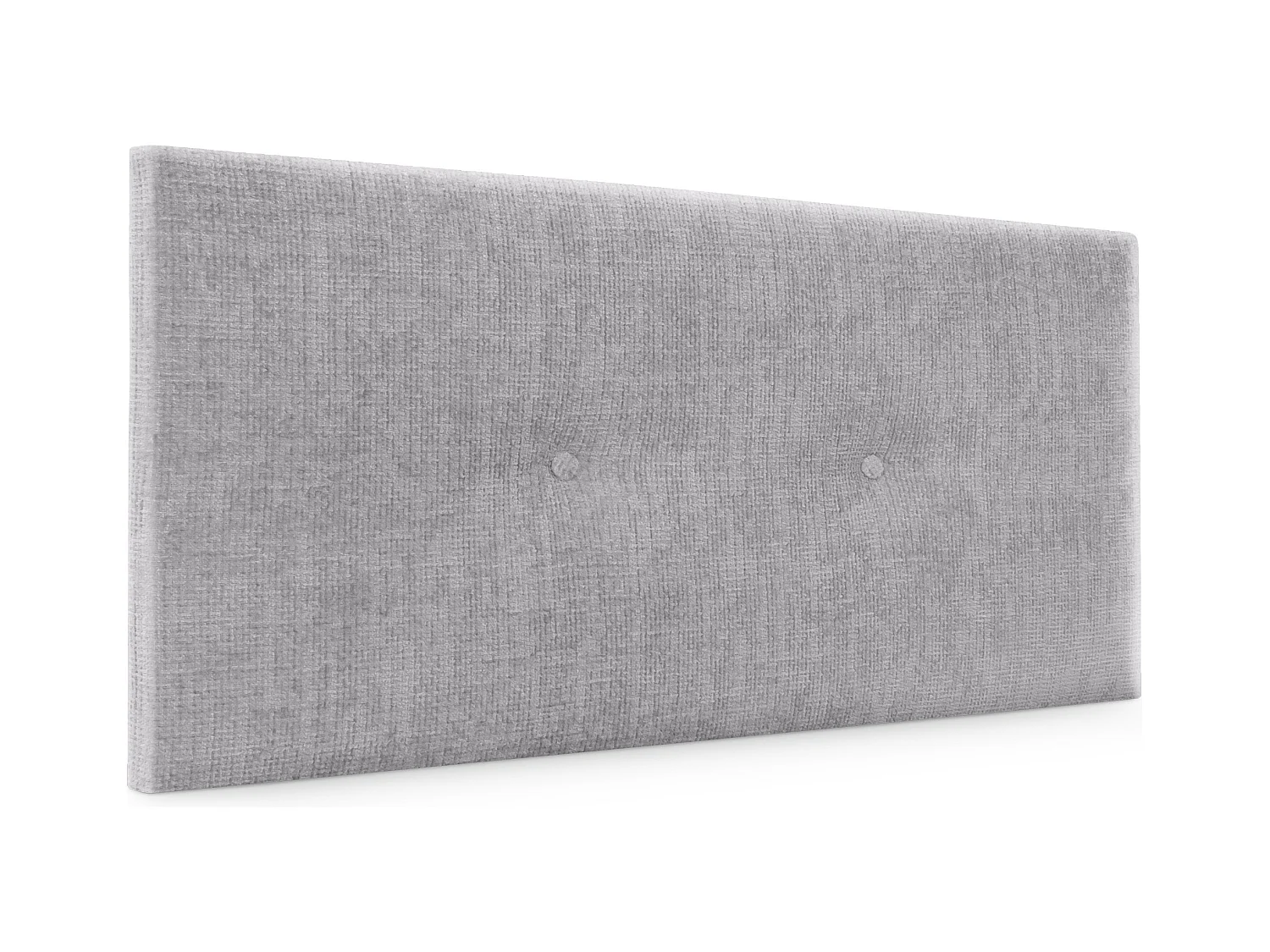 DHOME Tête de lit en laine naturelle avec Boutons 90x50cm Lits 80/90 - Gris clair