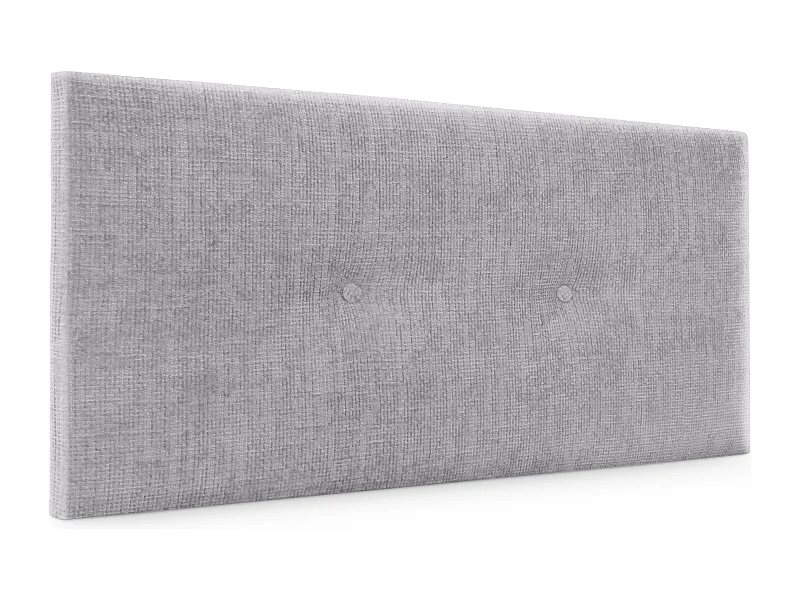 DHOME Hoofdeinde van natuurlijke wol met knopen 90x50cm bedden 80/90 - Lichtgrijs