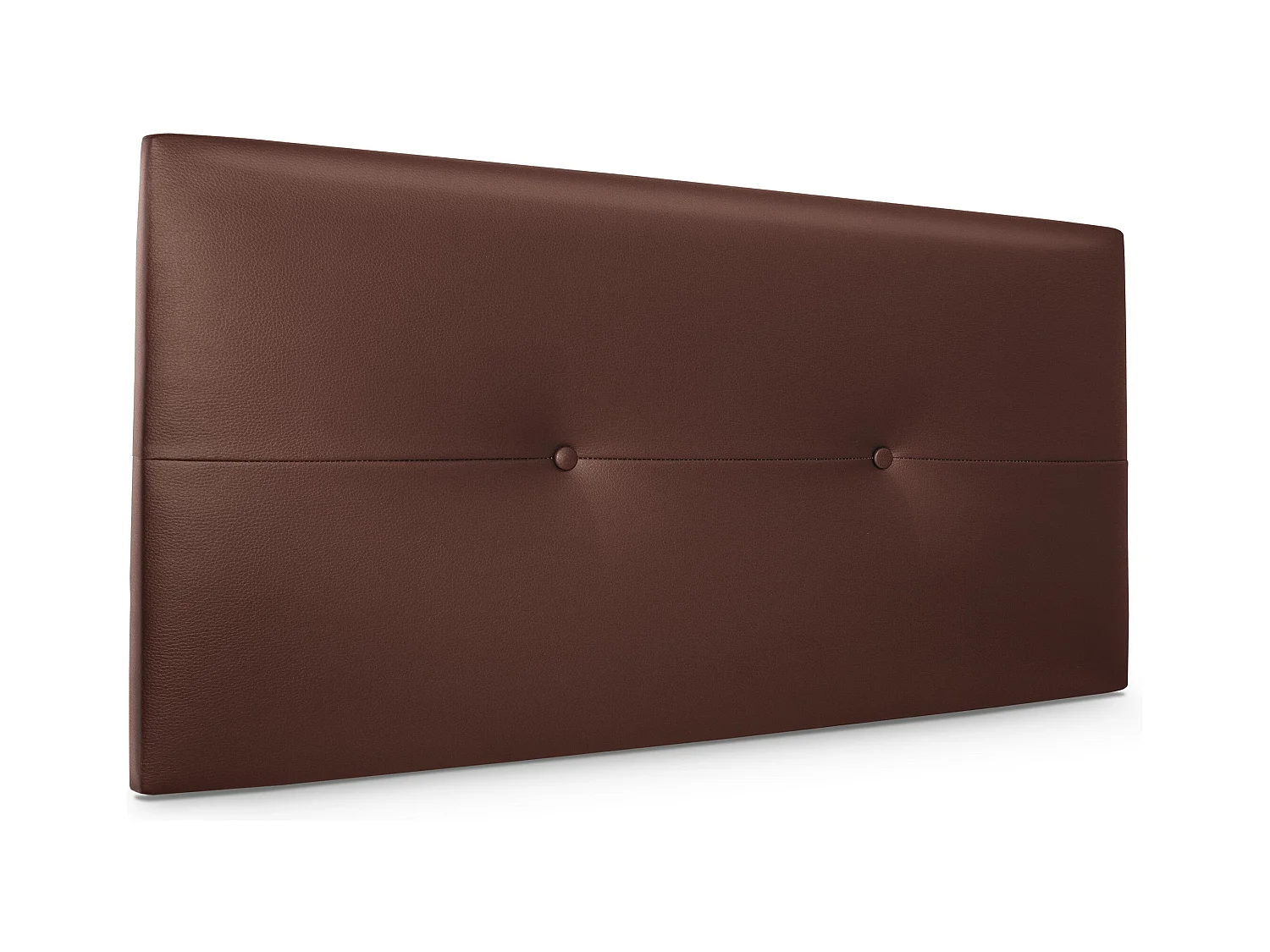 DHOME Tête de lit similicuir avec Boutons 95x50cm Lits 90 - Chocolat