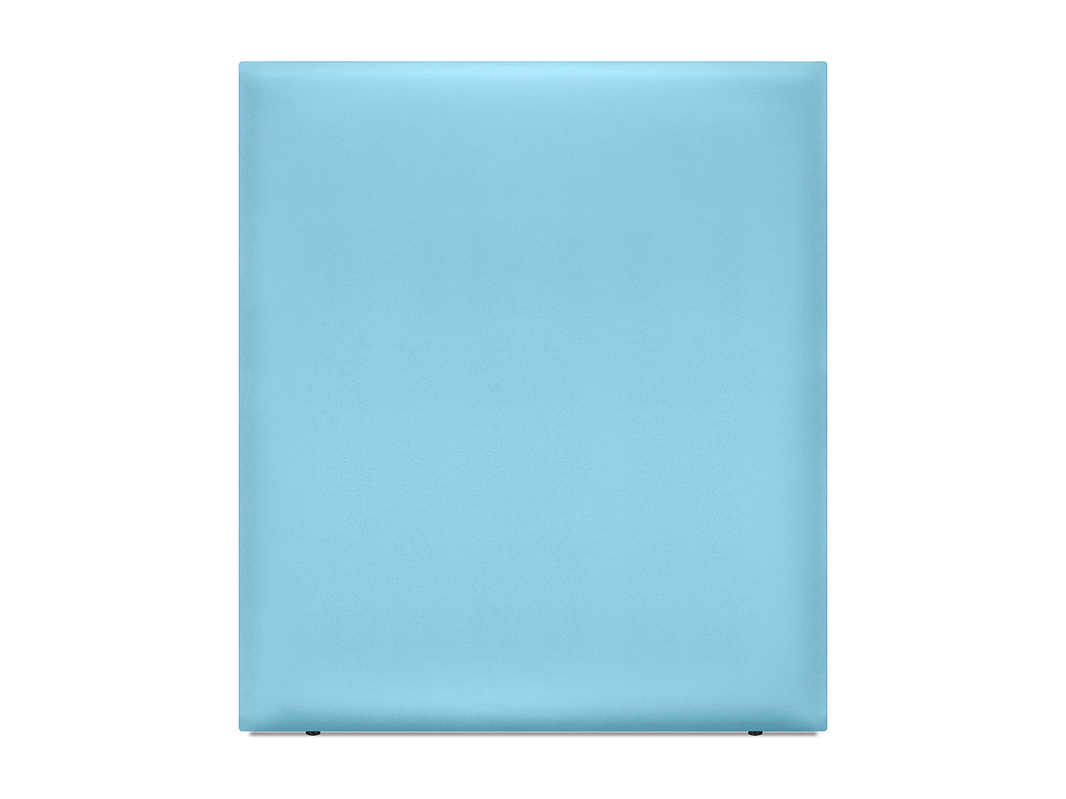 DHOME Cabeceira de  Couro sintético Liso Até o chão 95x120cm Camas 90 - Céu azul