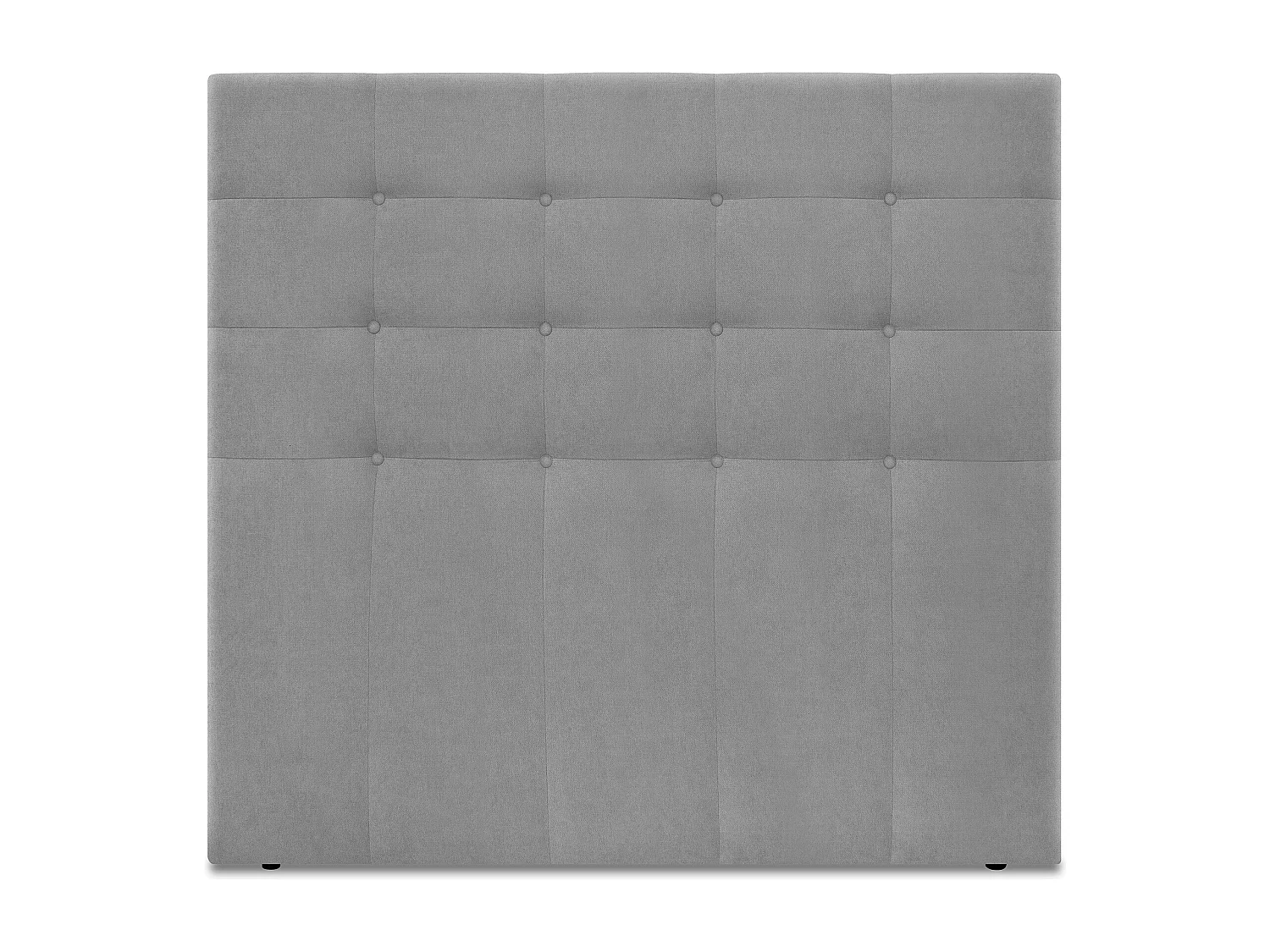 DHOME Cabeceira de  Tecido AquaLinho Capitoné Até o chão 135x120cm Camas 120/135 - Cinza