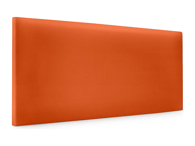 DHOME Tête de lit simili cuir lisse 105x50cm Lits 105 - Orange
