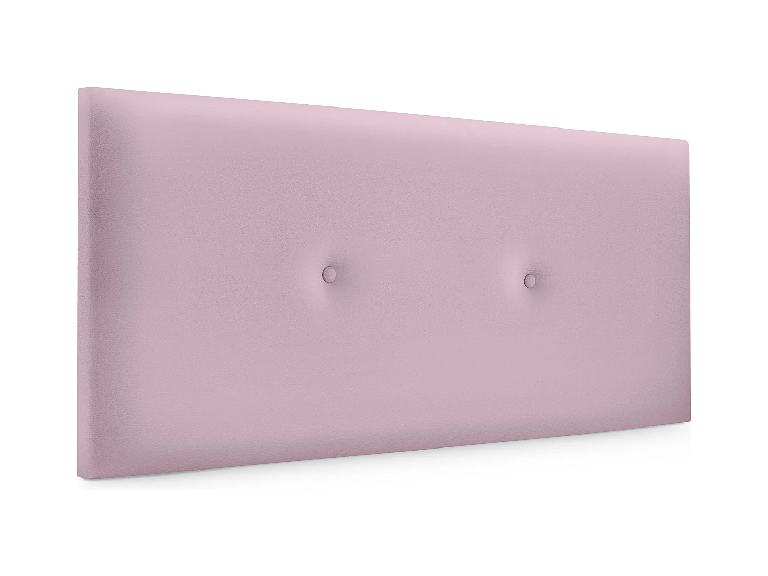 DHOME Tête de lit simili cuir lisse avec Boutons 90x50cm Lits 80/90 - Rose